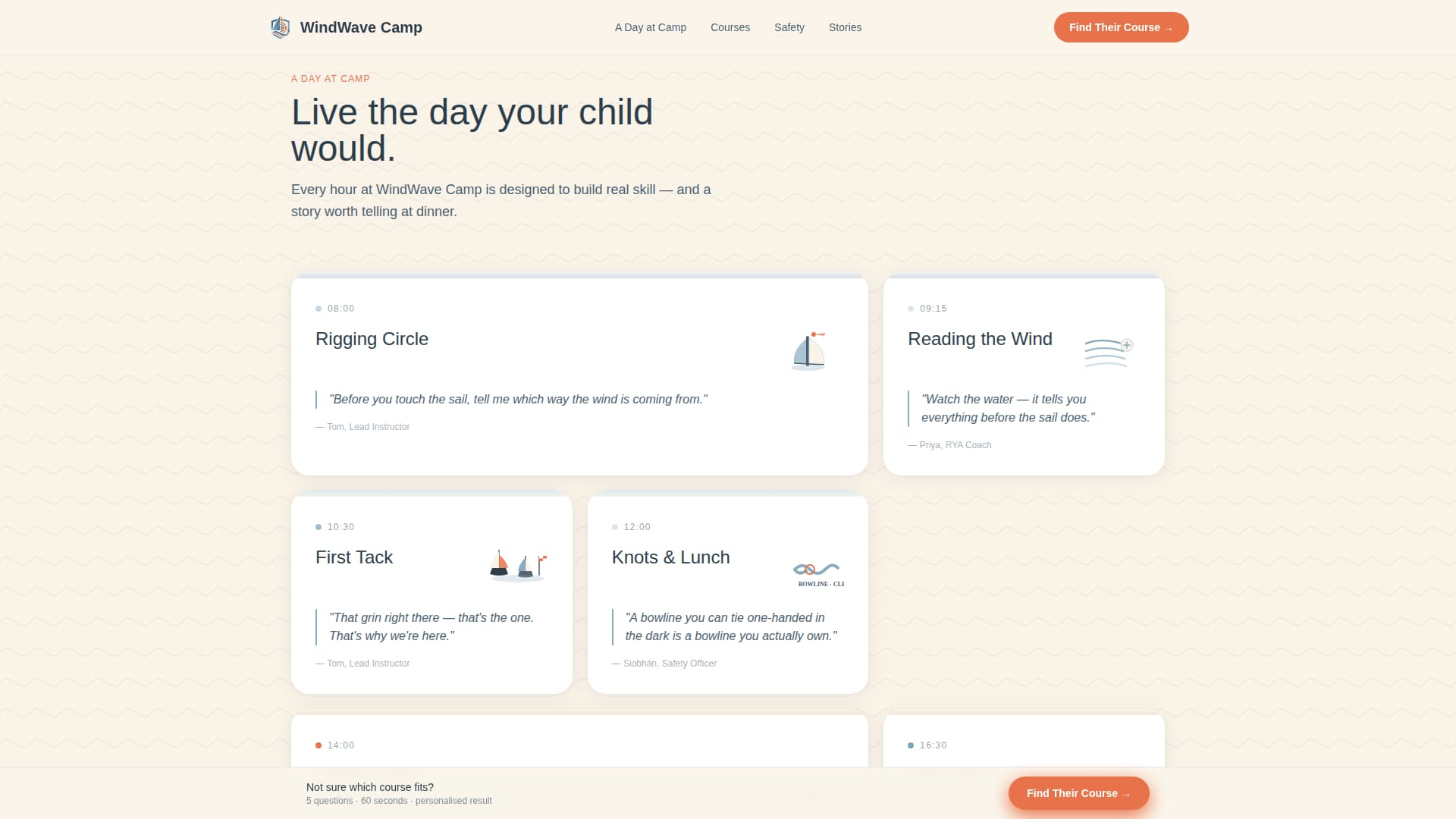 Summer Camp & Outdoor Program Advanced Professional Website Template