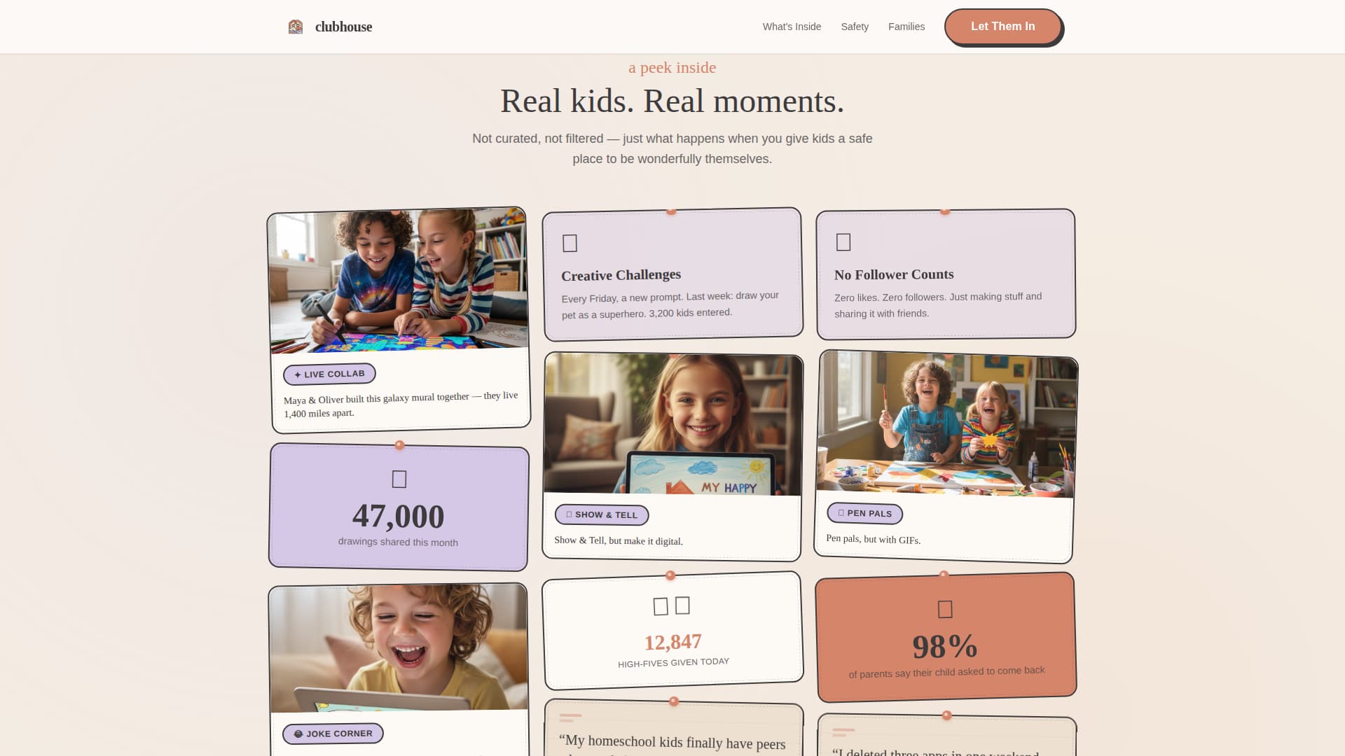 School Age (5-10) Products & Reviews Website Template