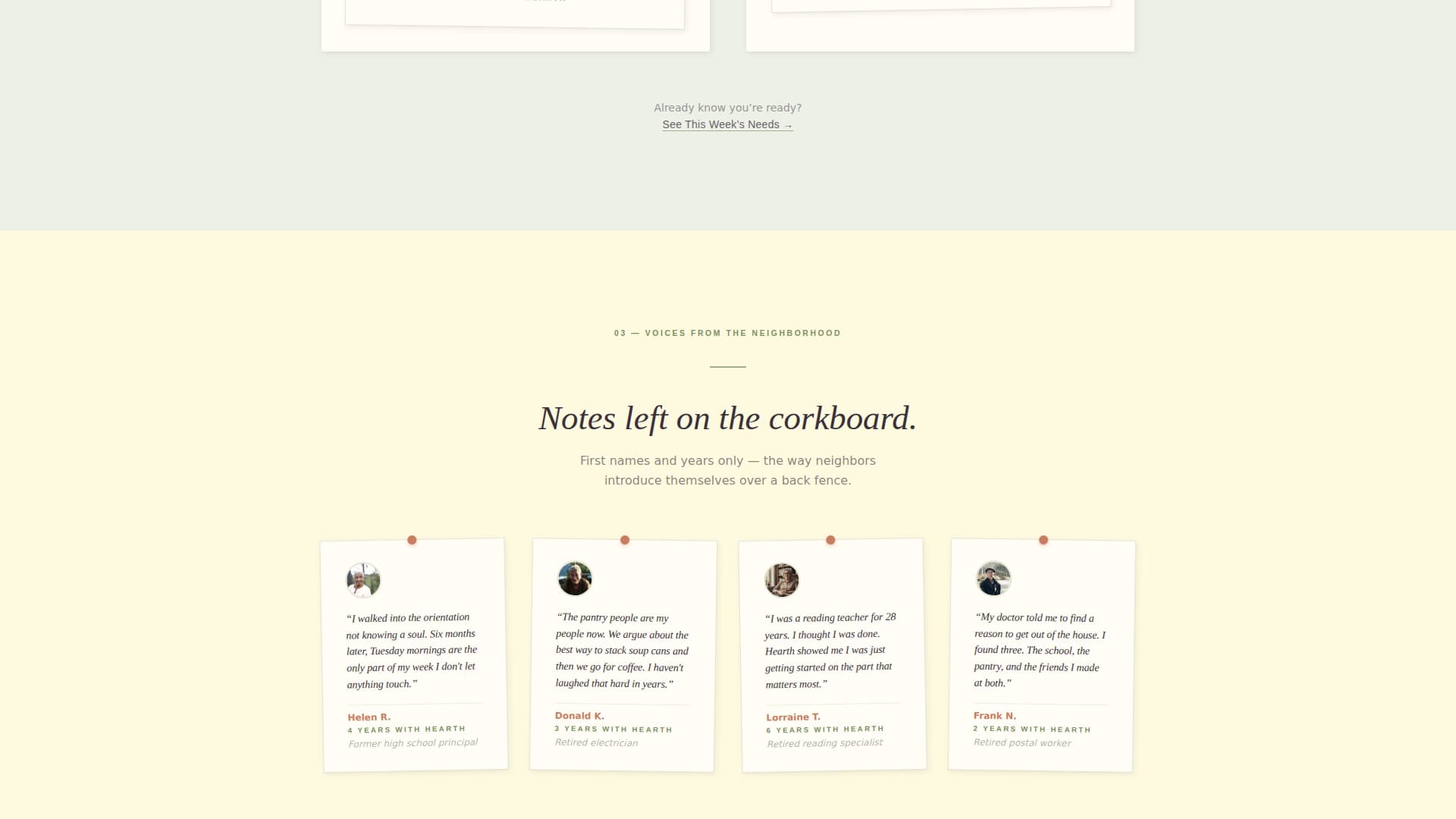 Hearth - Welcoming Volunteer Landing Page Template