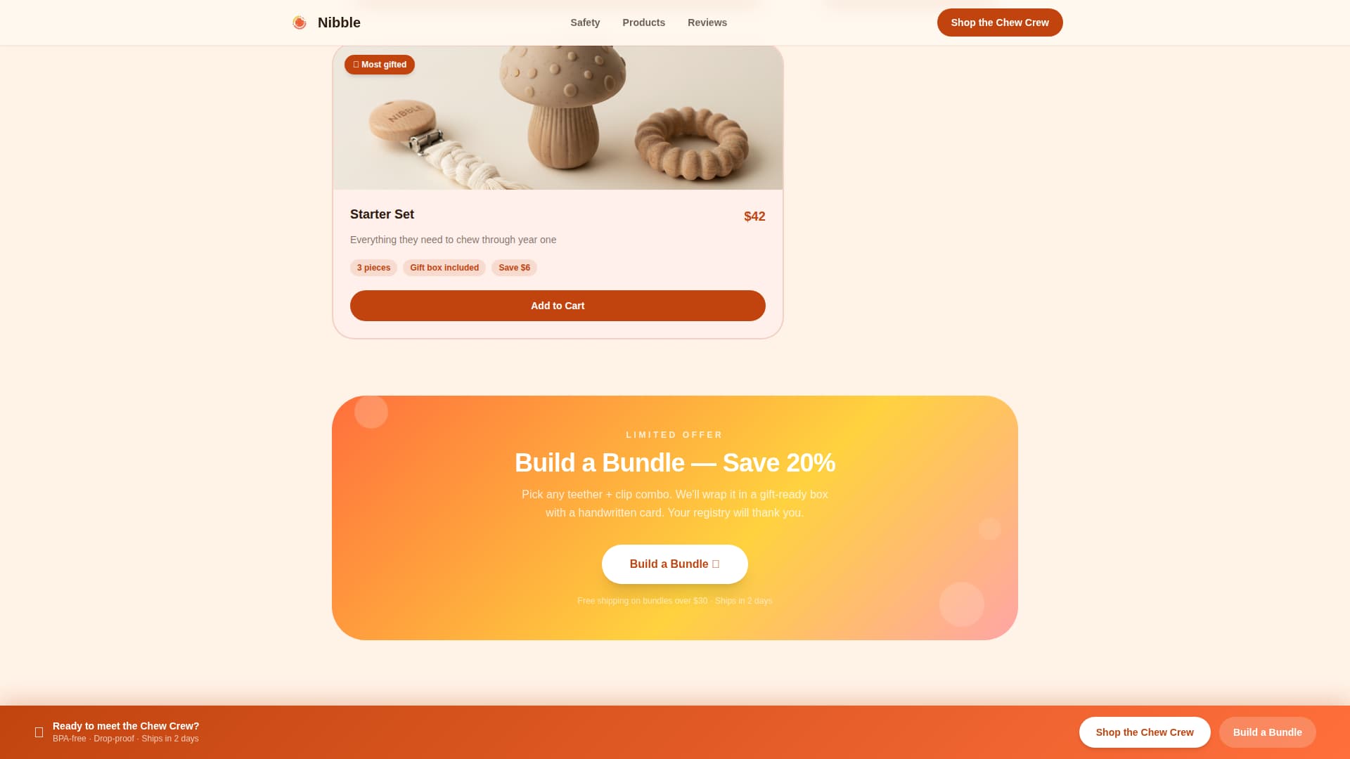 Baby & Nursery Product Specialist Professional Website Template