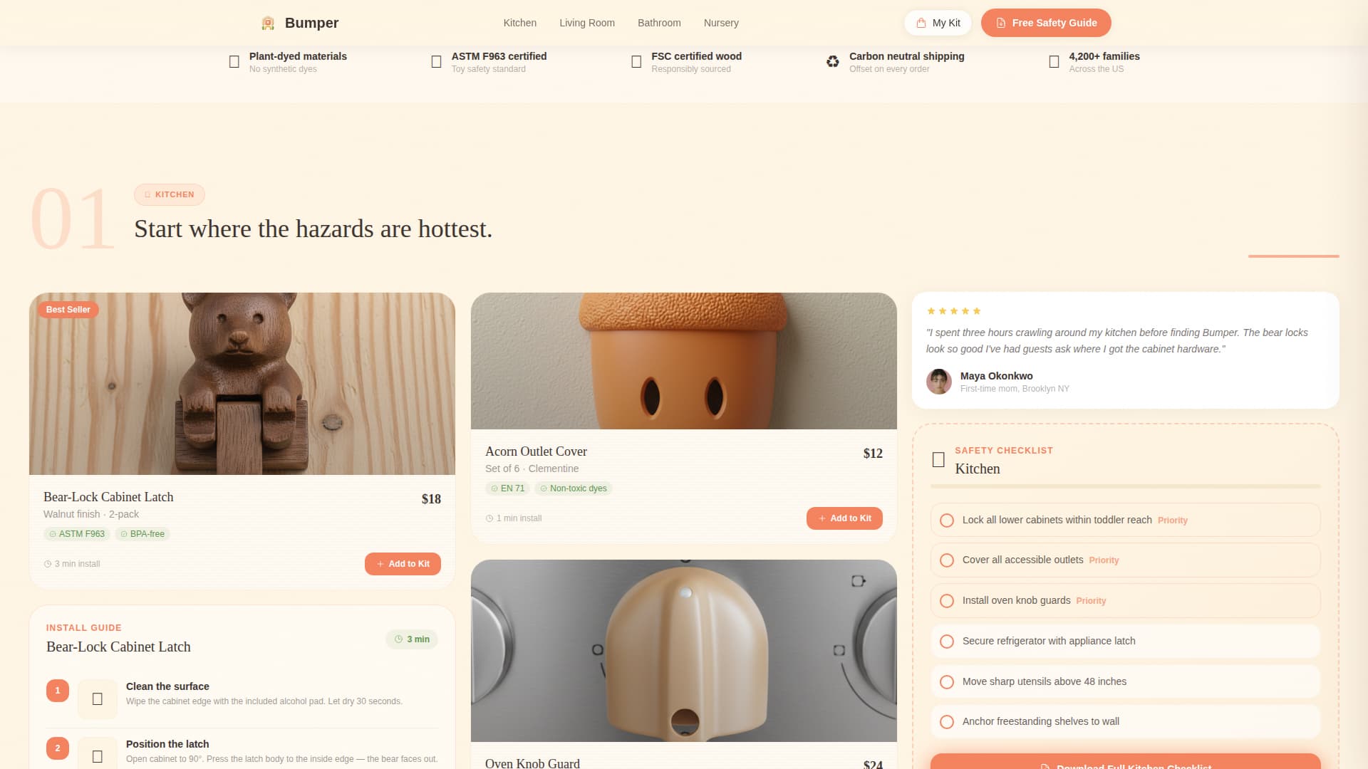Toddler (1-3) Products & Specialist Professional Website Template