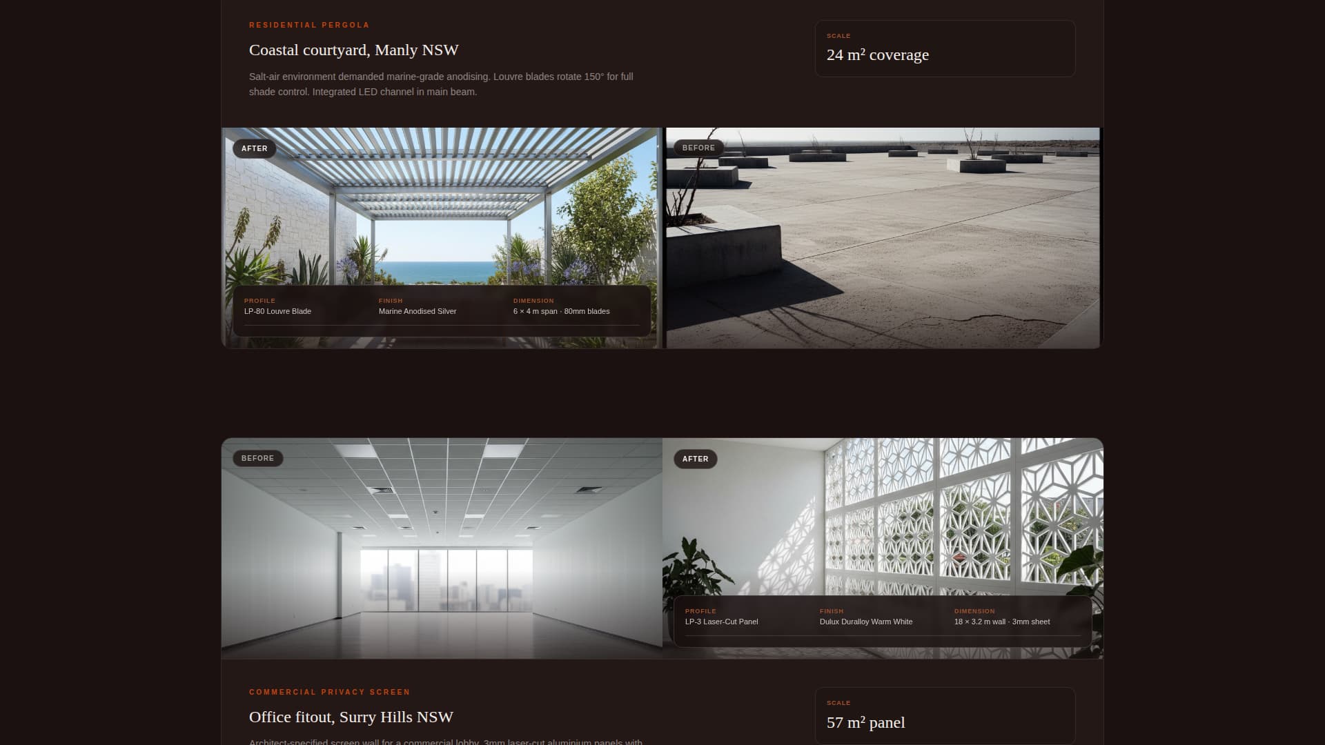 Aluminum Products & Professional Website Template