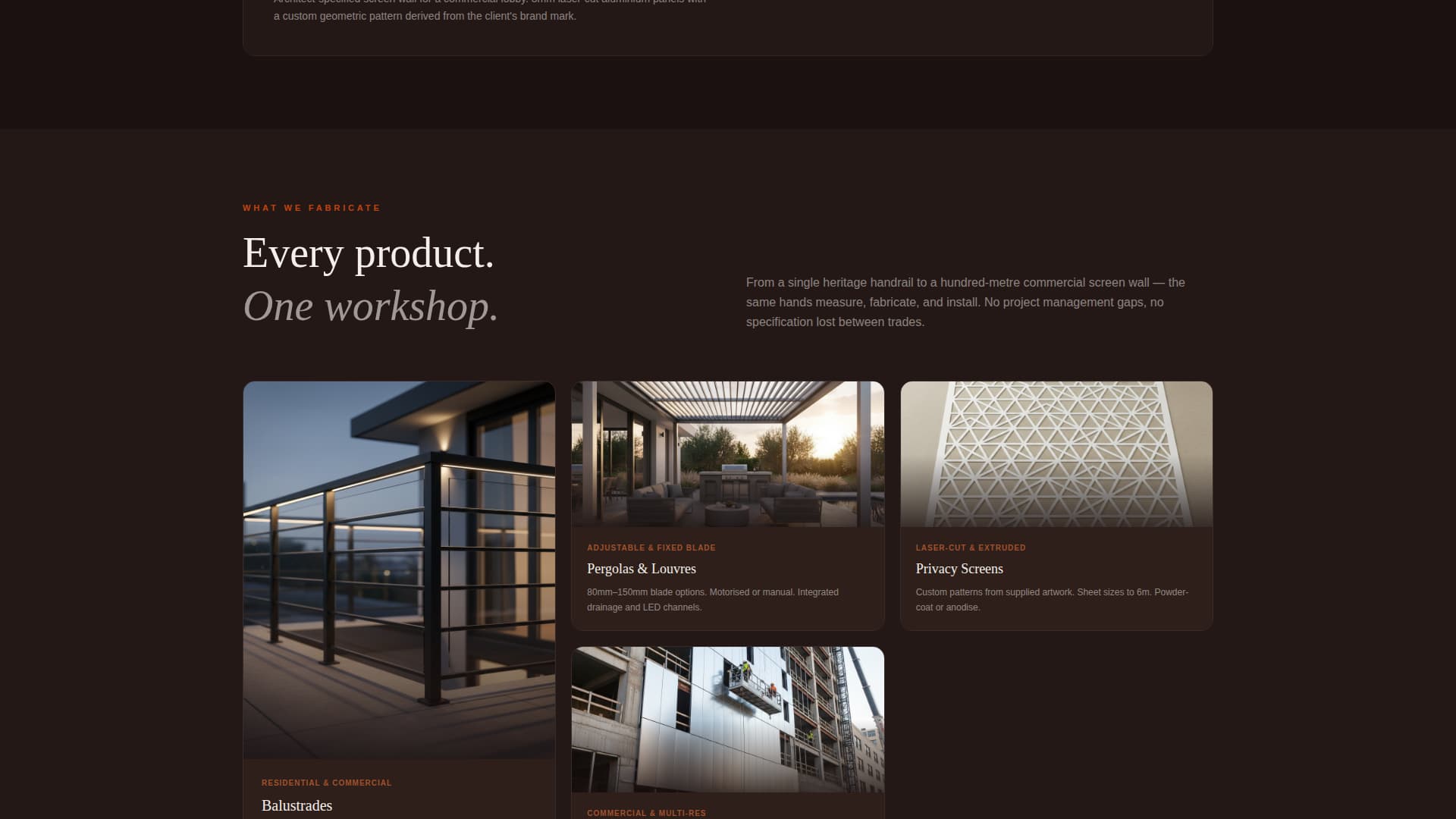 Aluminum Products & Professional Website Template