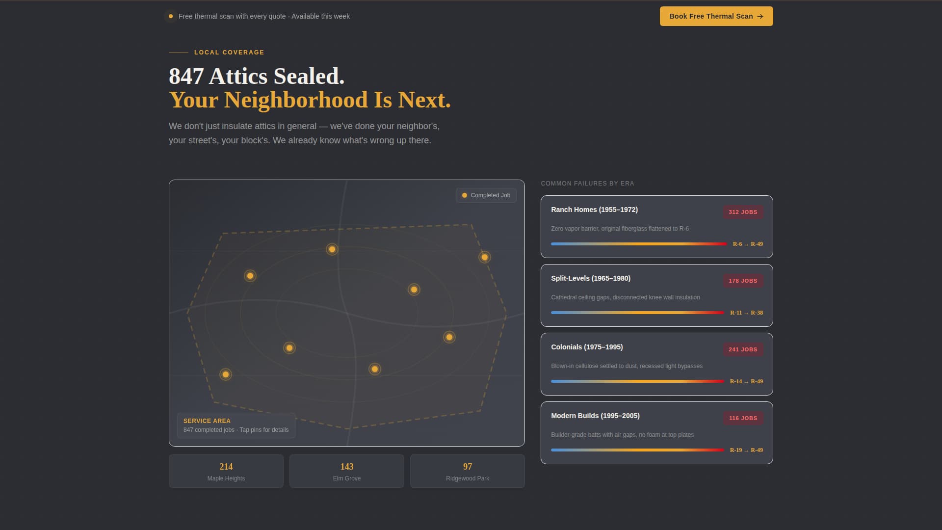 Insulation & Weatherproofing Booking Website Template