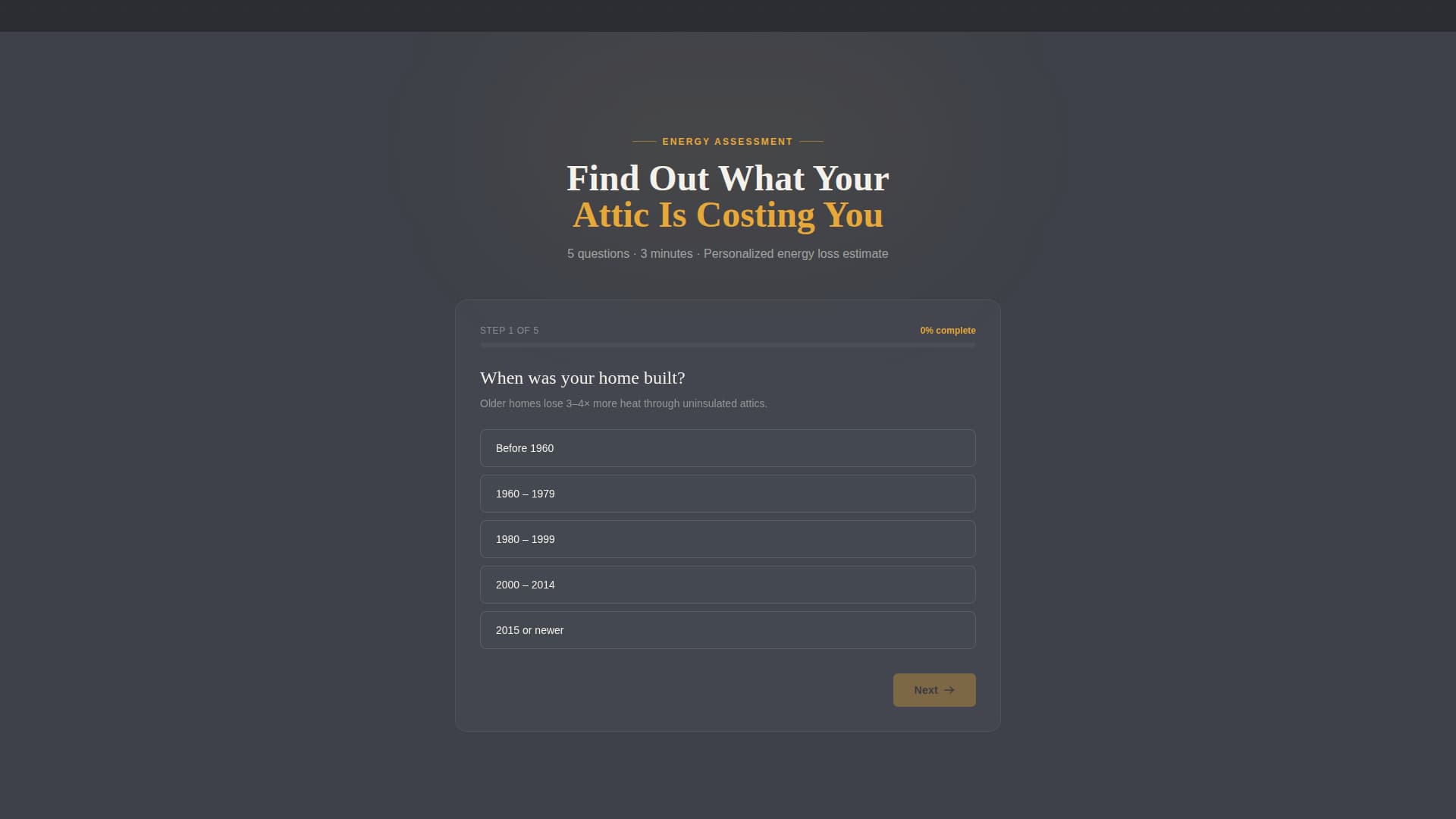 Insulation & Weatherproofing Booking Website Template