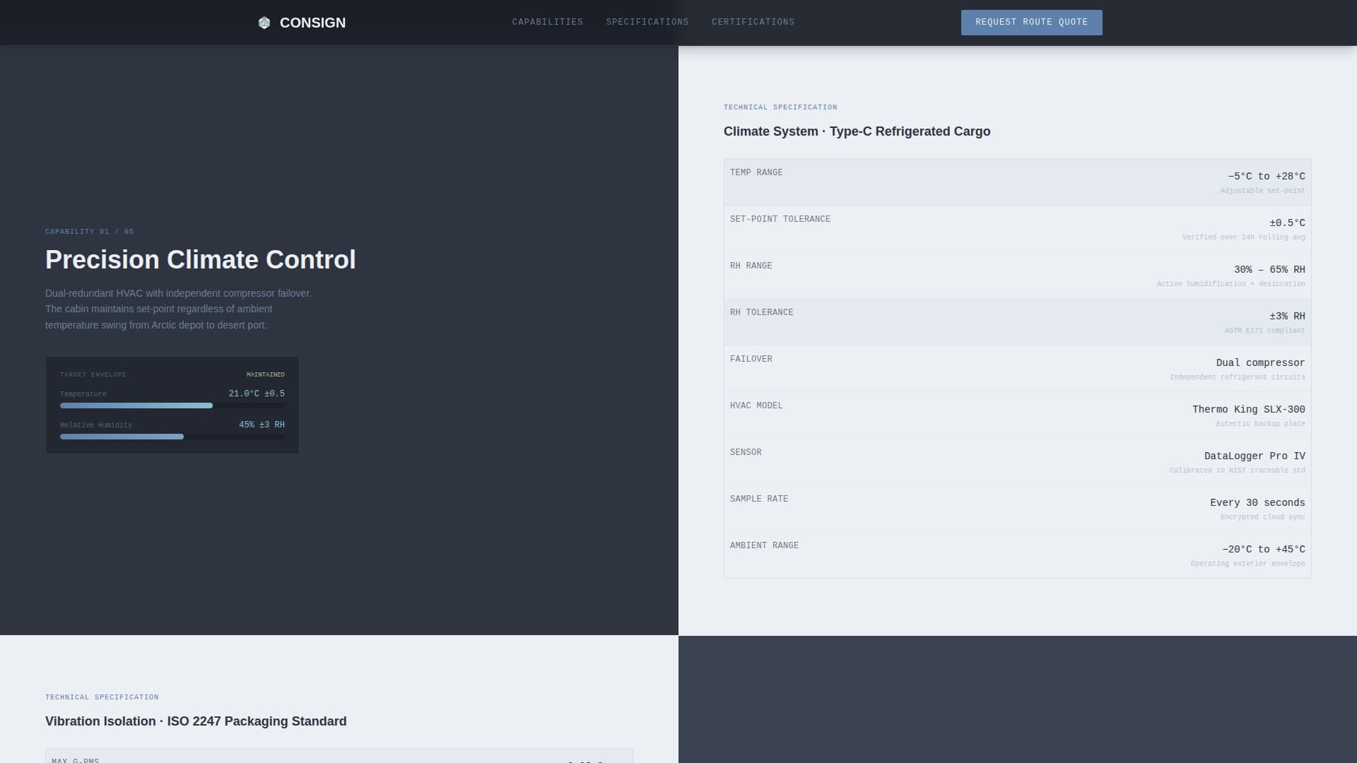Consign - Precision Artwork Landing Page Template