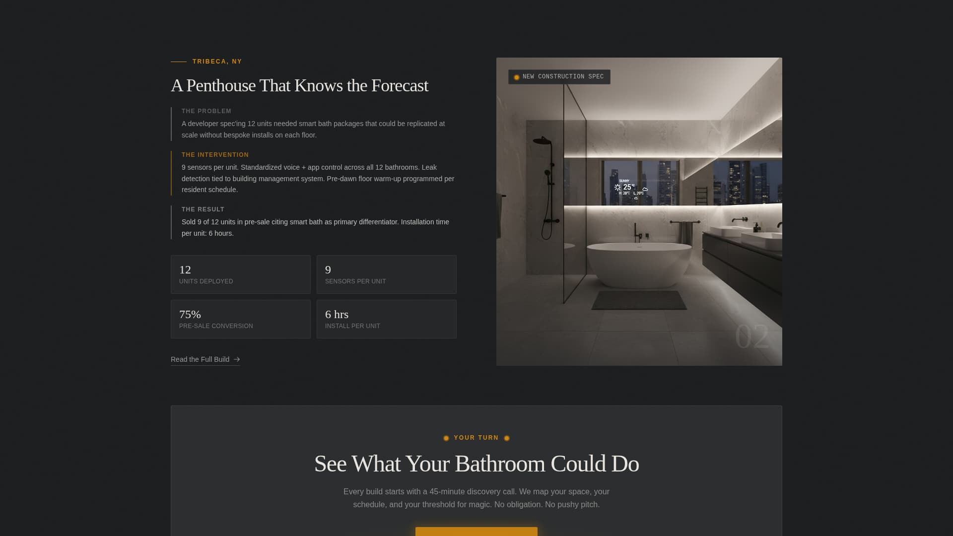 Flush - Smart Bathroom Landing Page Template