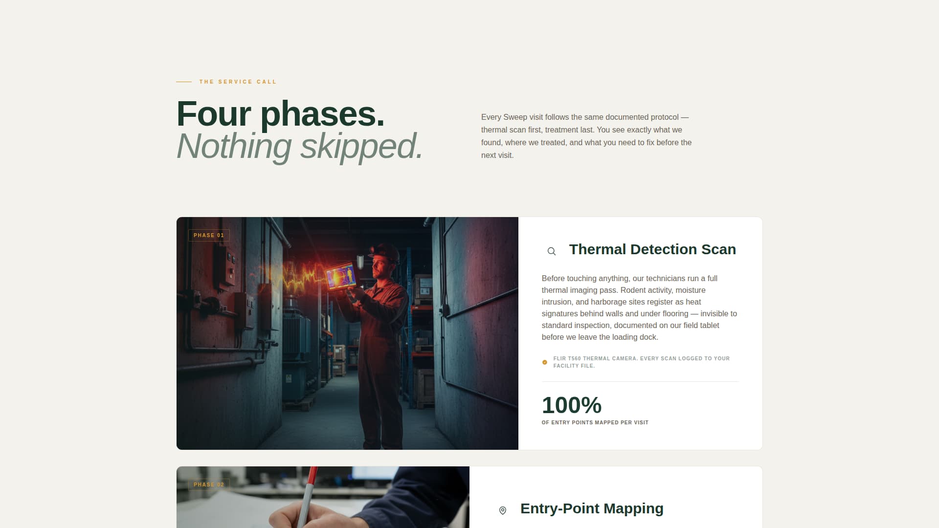 Commercial Pest Control Website Template for Facility Managers