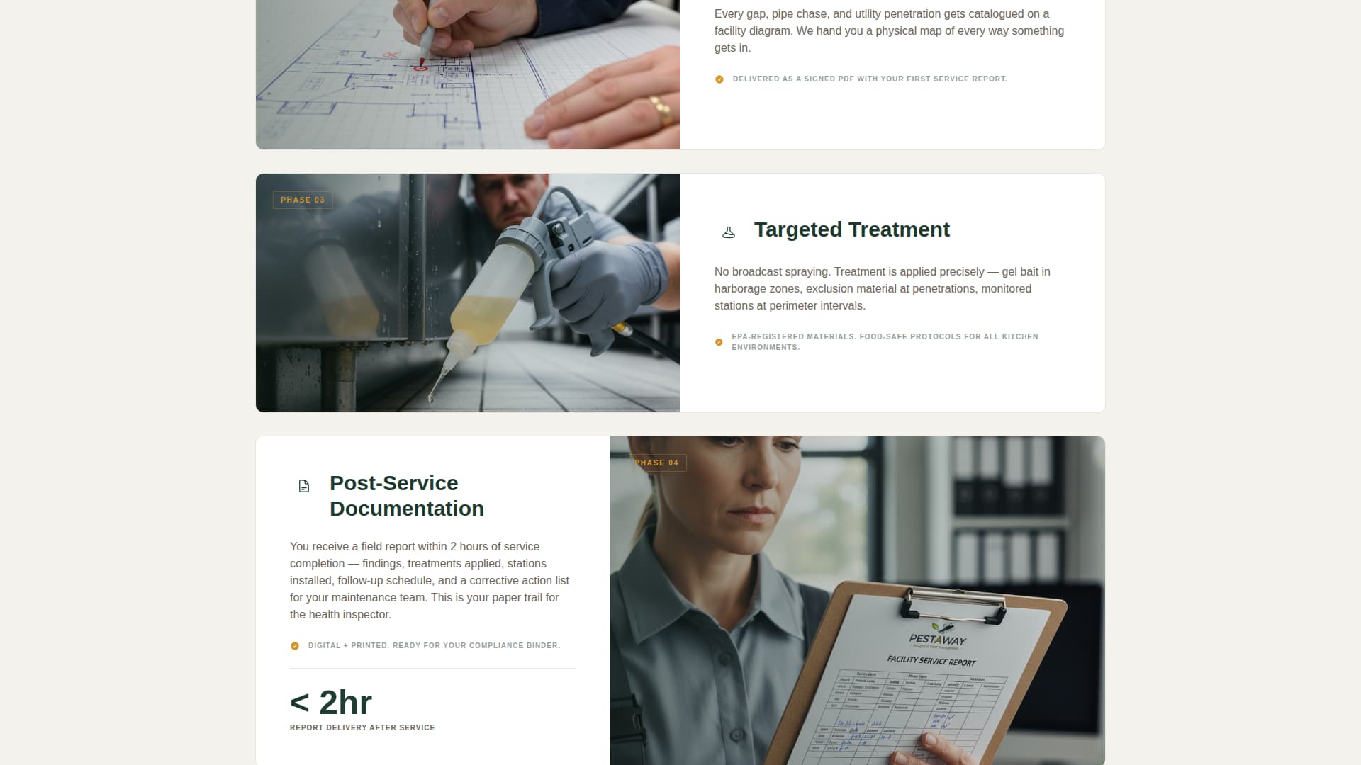 Commercial Pest Control Website Template for Facility Managers