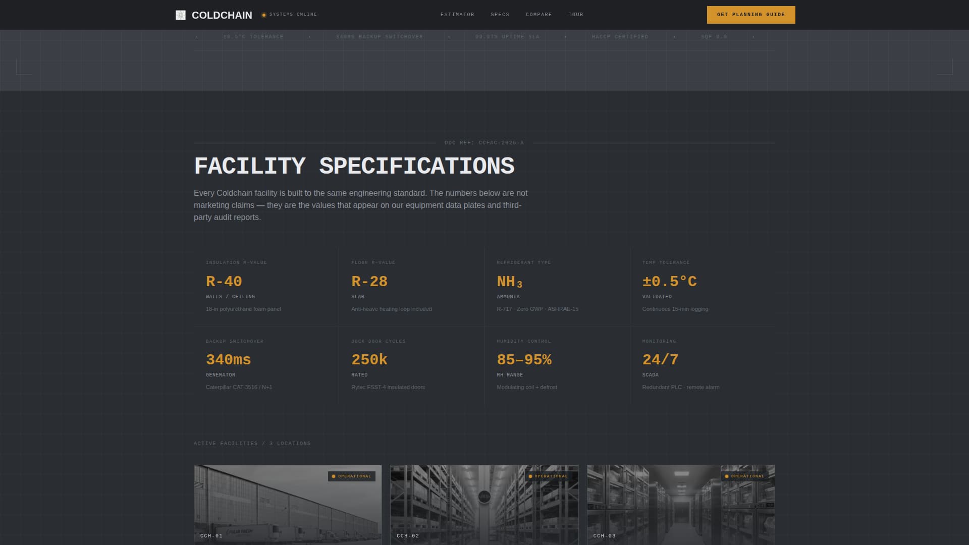 Warehouse & Distribution Pricing Website Template