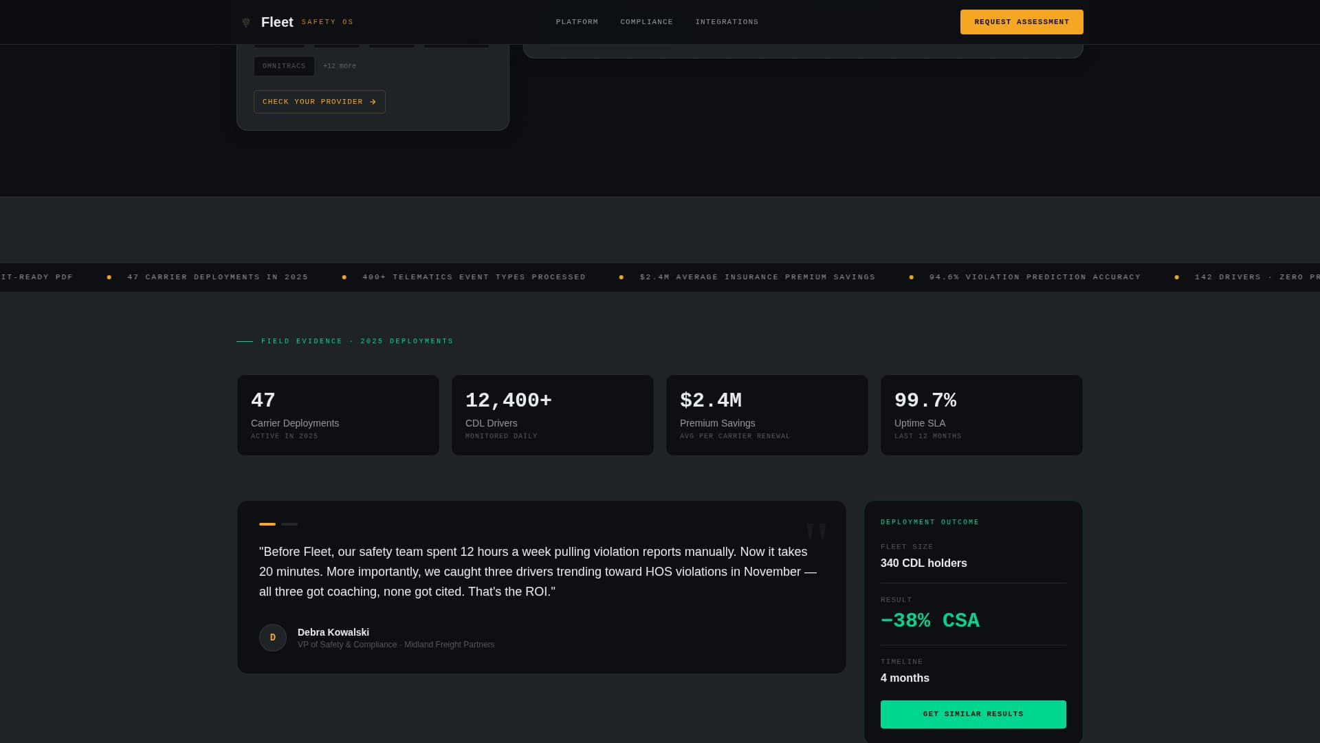 Fleet & Transportation Management Booking Website Template