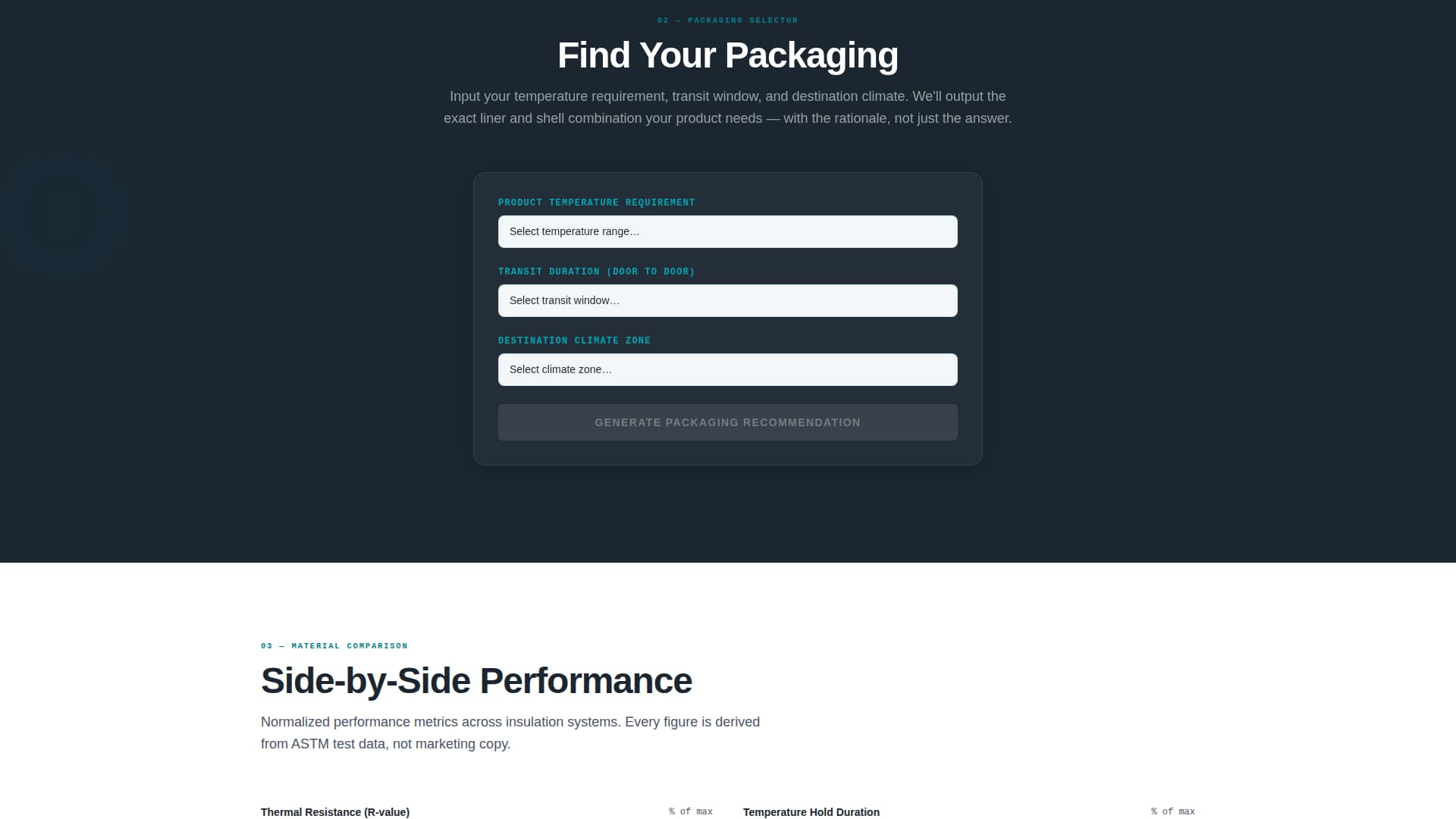 Coldcrate - Certified Perishable Landing Page Template