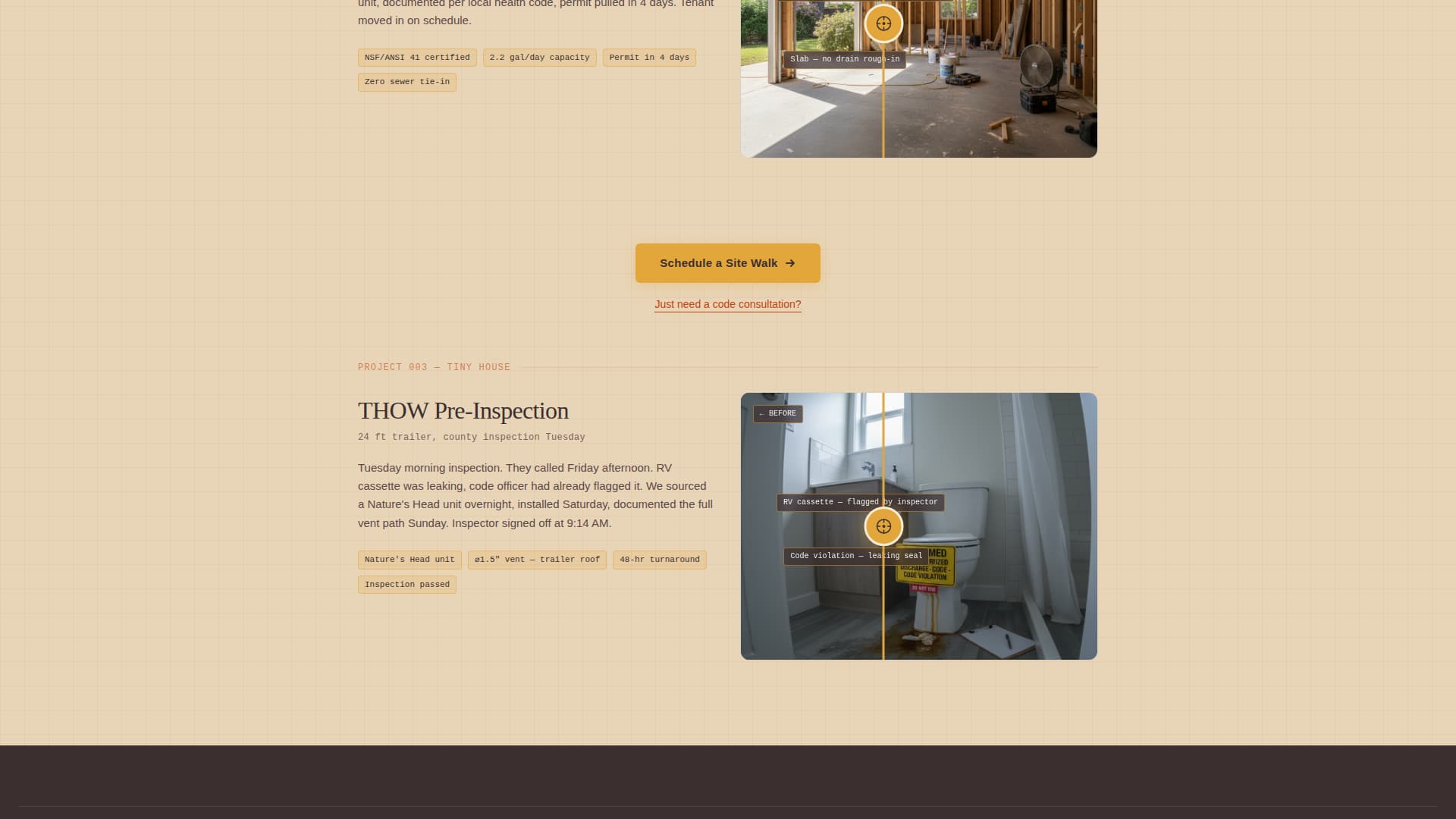Compost - Precision Installation Landing Page Template