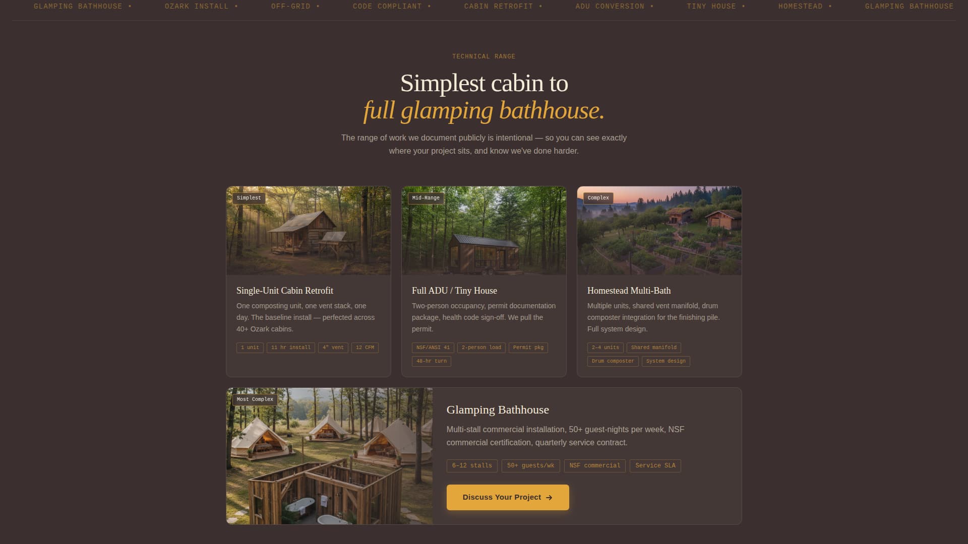 Compost - Precision Installation Landing Page Template