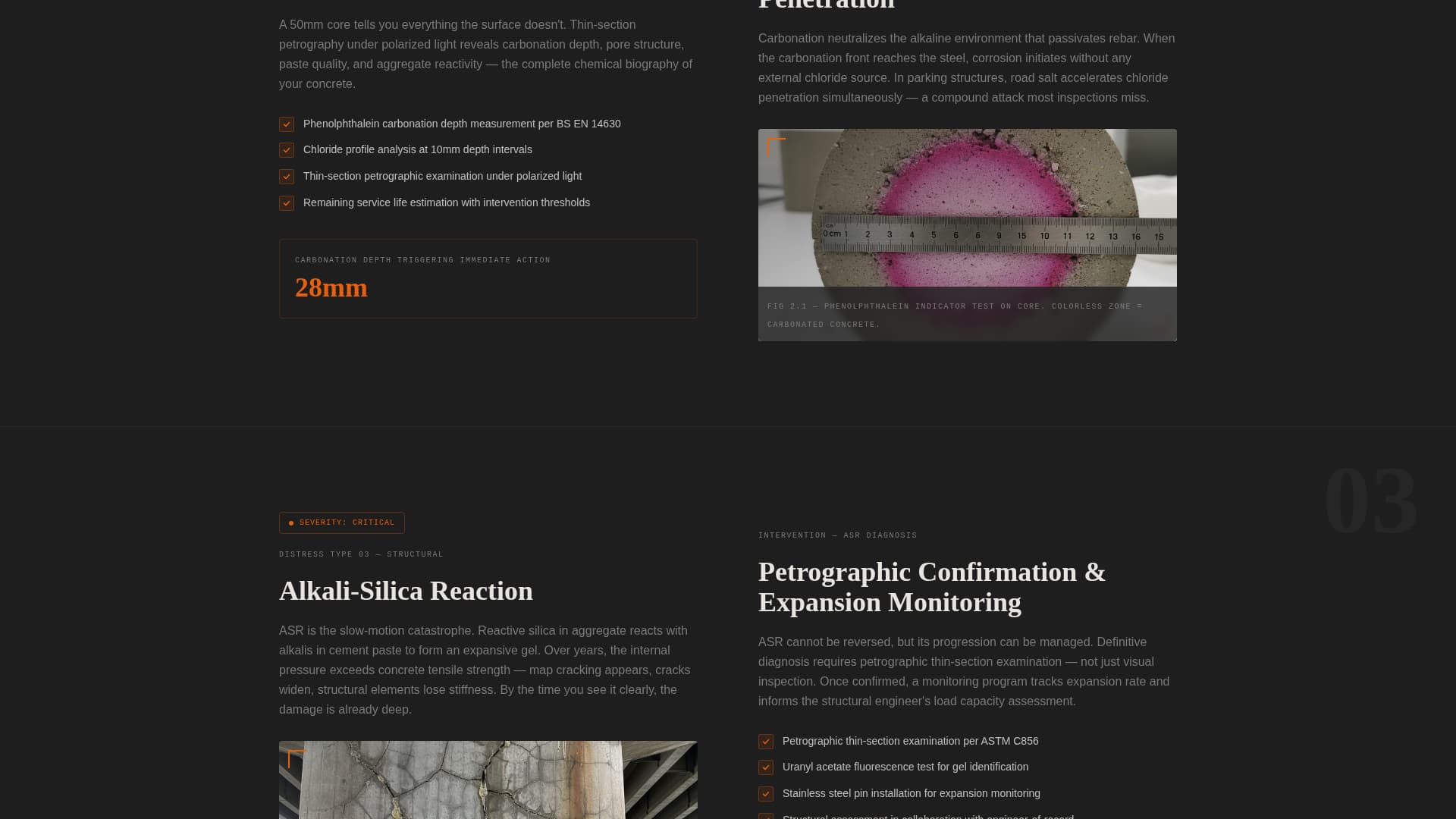 Slab - Diagnostic Concrete Landing Page Template