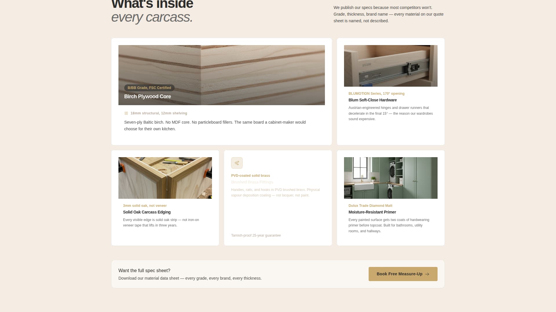 Fitted - Precision Closet Landing Page Template