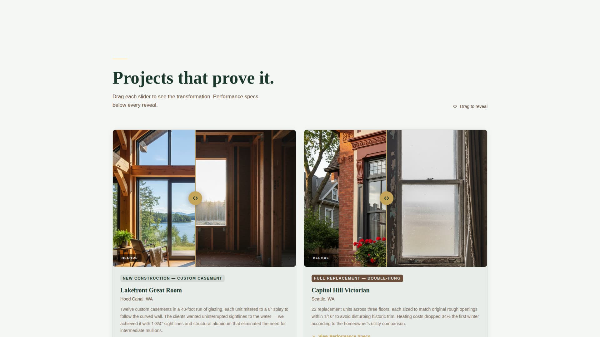 Sash - Precision Window Landing Page Template