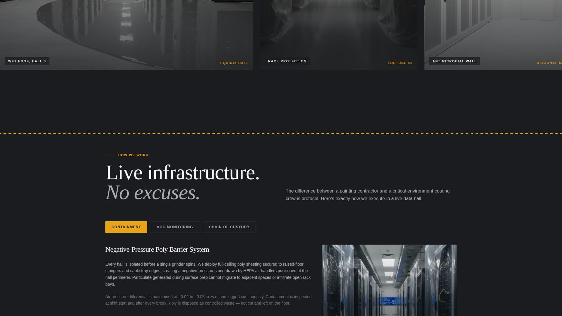 Coat - Industrial Datacenter Landing Page Template