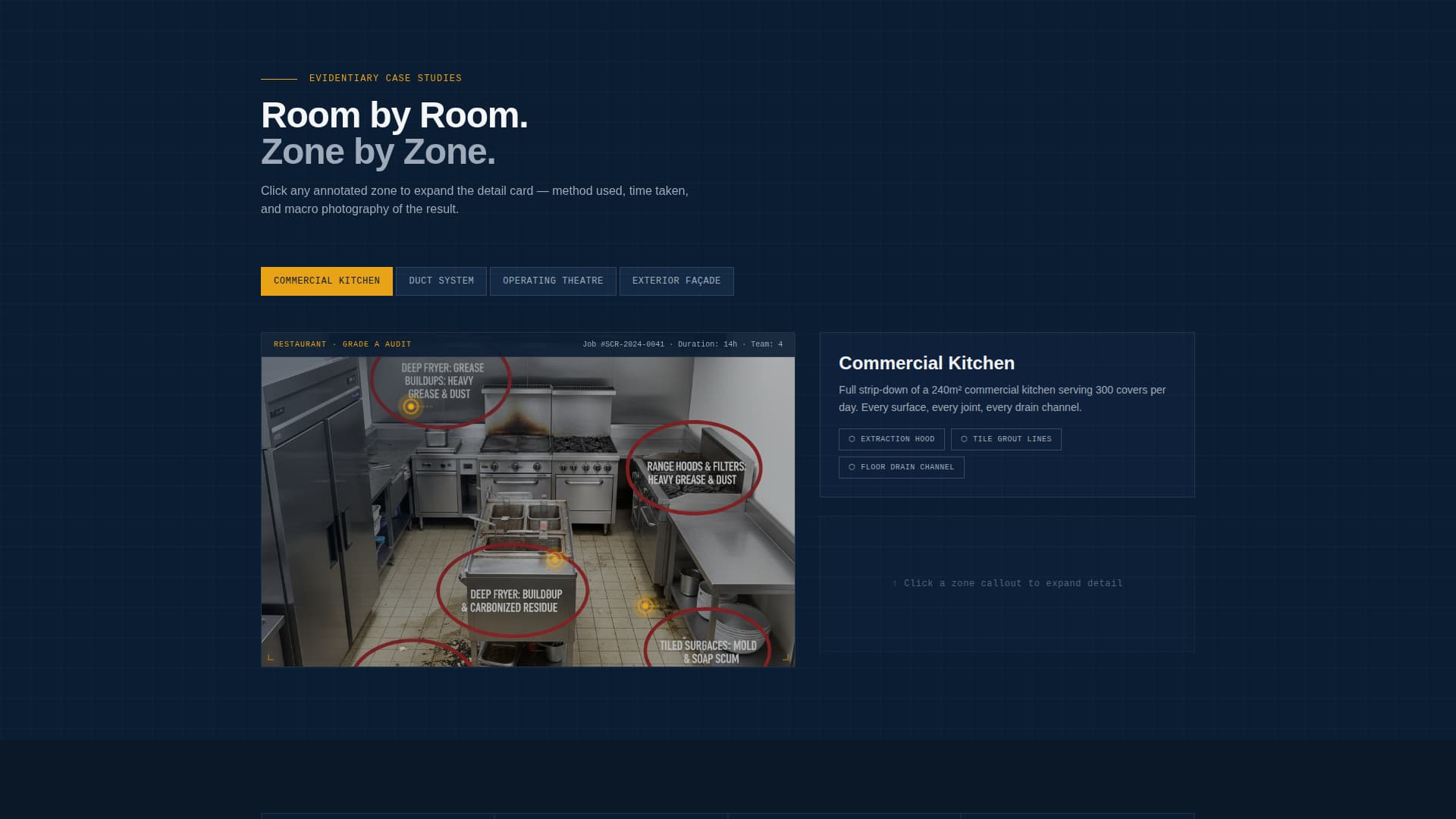 Scour - Precision Deepcleaning Landing Page Template