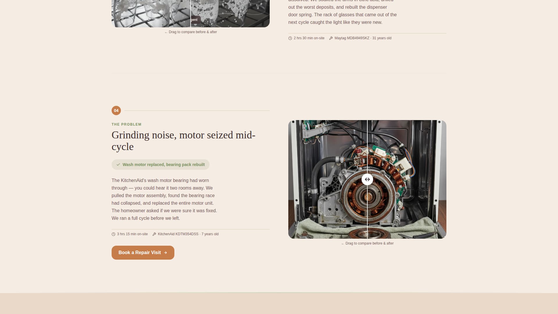 Rinse - Trusted Dishwasherrepair Landing Page Template