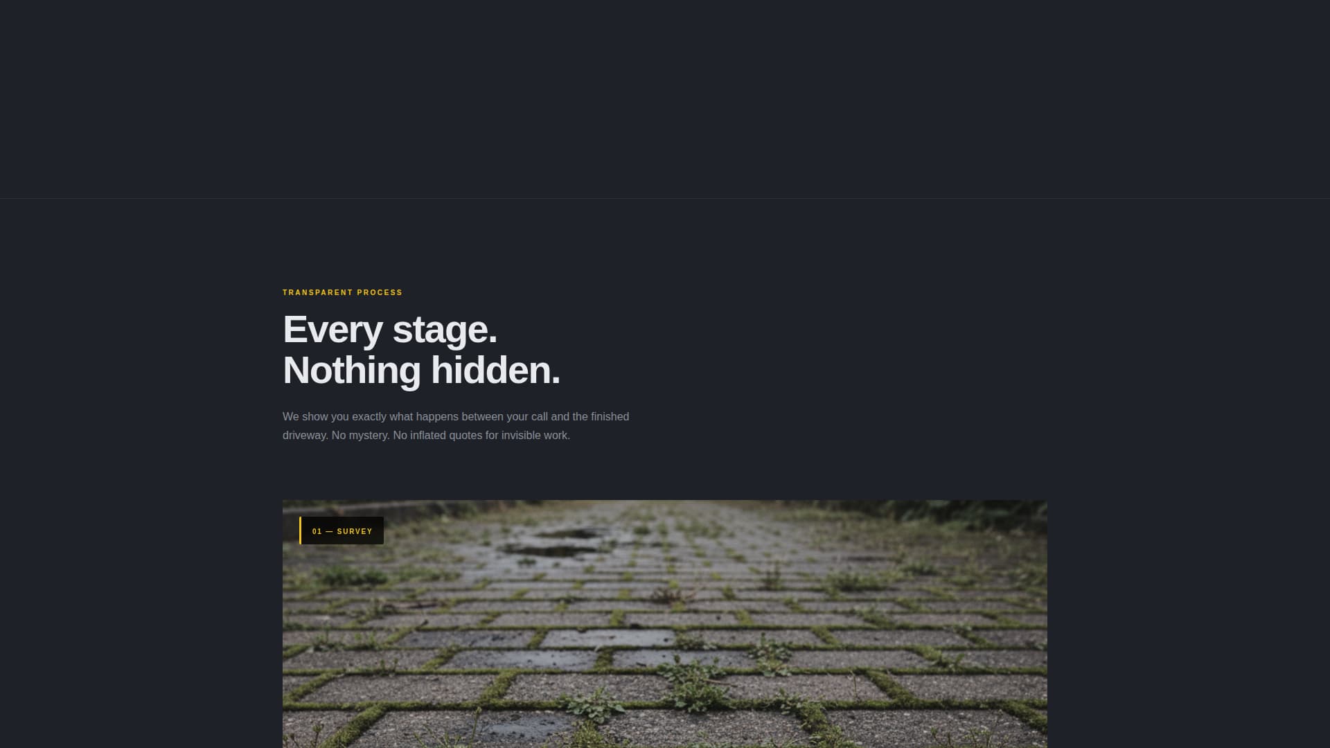 Driveway - Modern Cleaning Landing Page Template