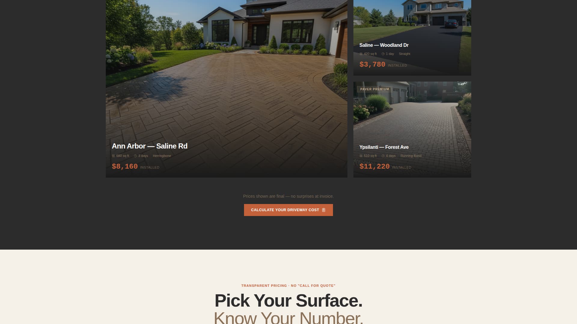 Slab - Durable Driveway Landing Page Template