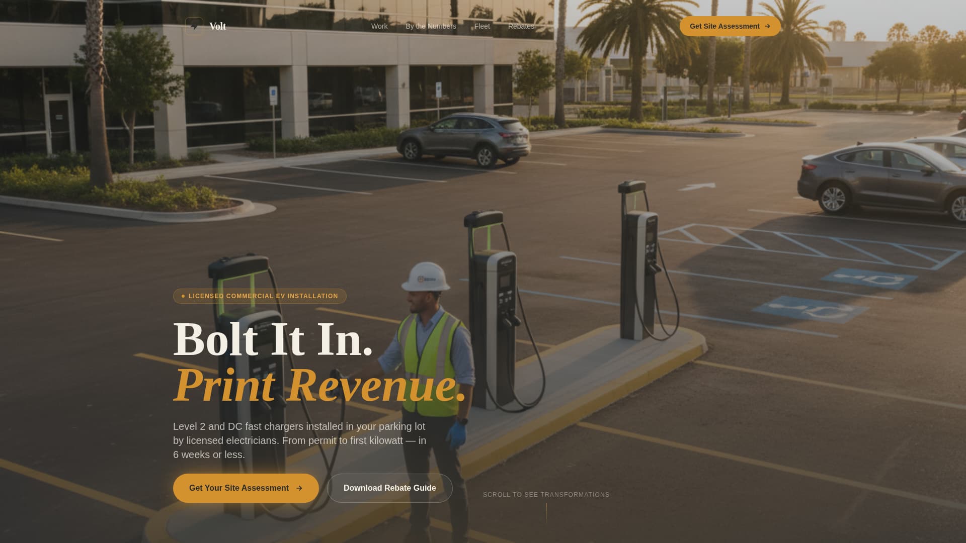 Volt - Powerful EV Installation Landing Page Template