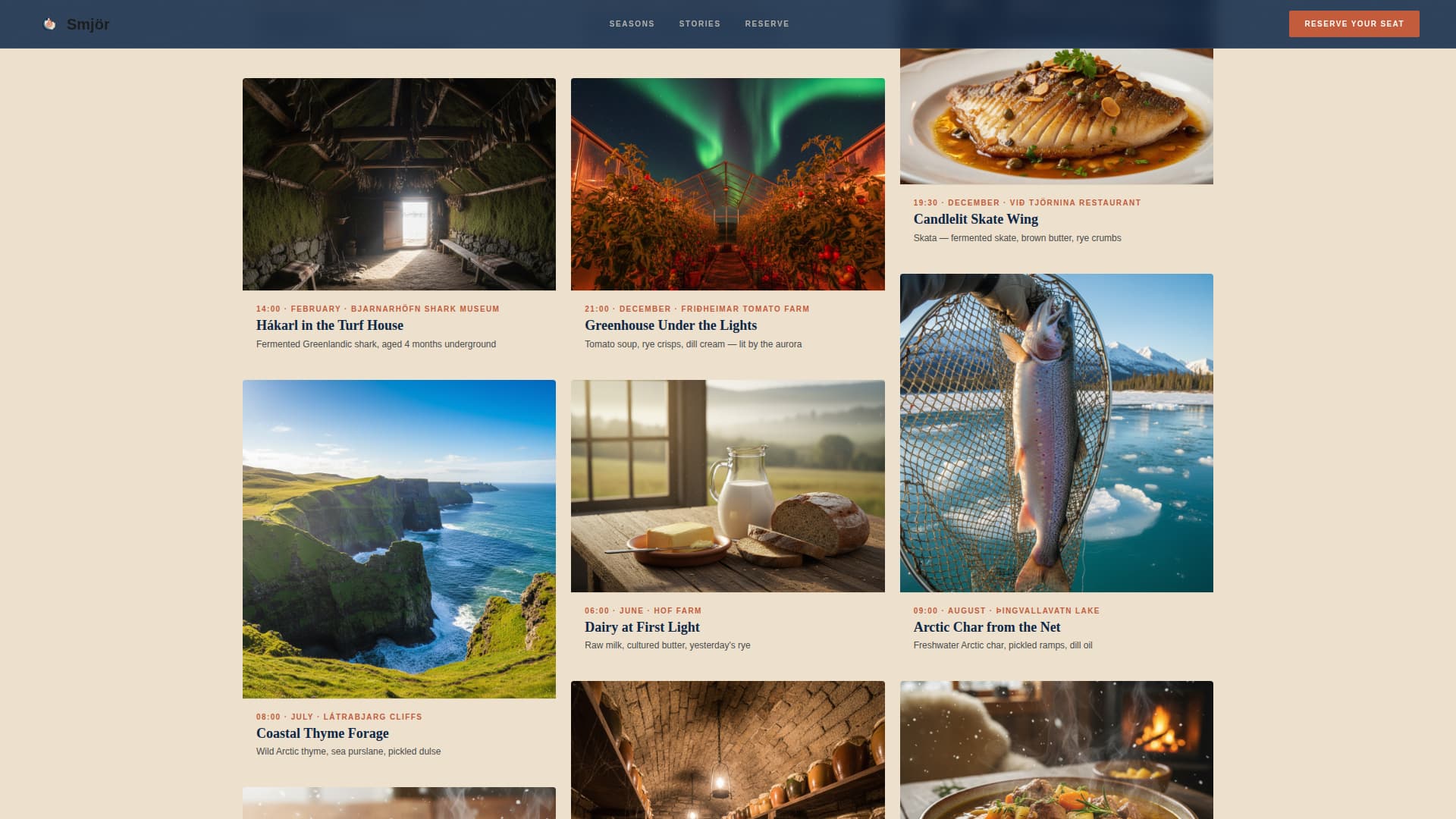 Iceland Travel Booking Website Template