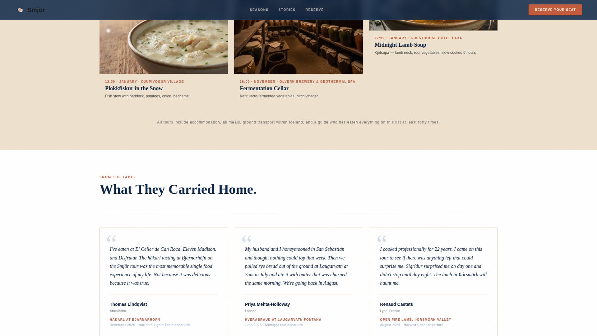 Iceland Travel Booking Website Template