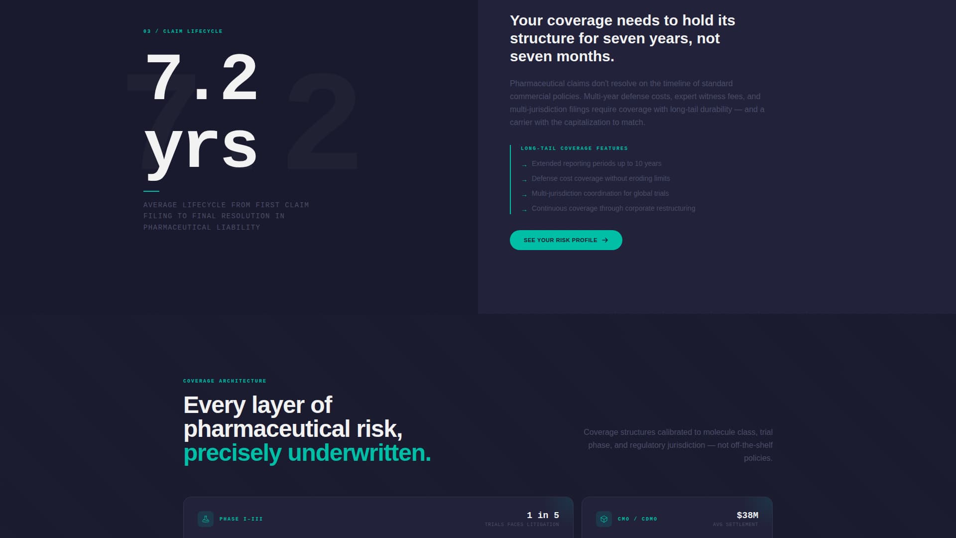 Shield - Precision Pharmaceutical Landing Page Template