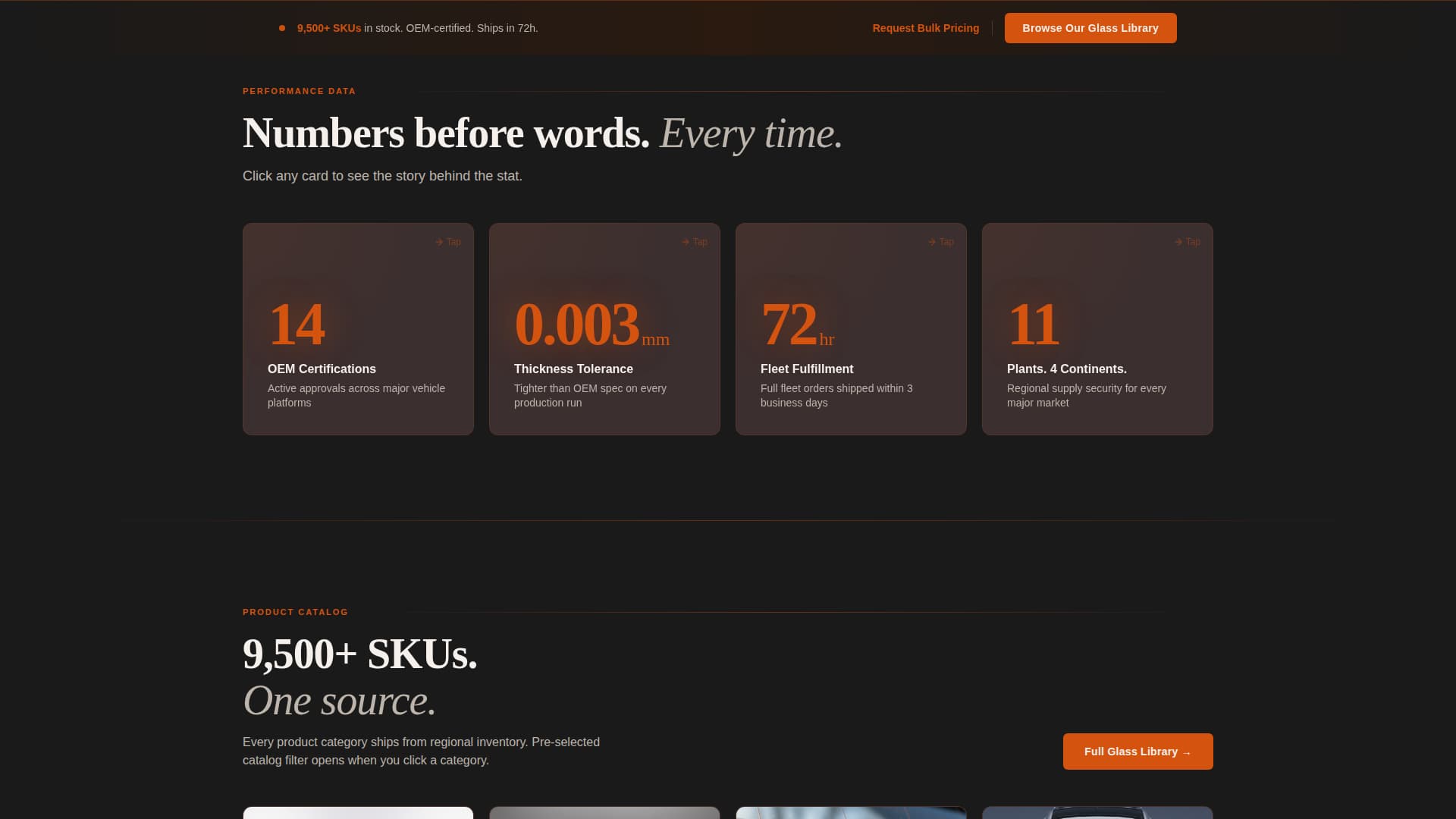 Temper - Precision Autoglass Landing Page Template