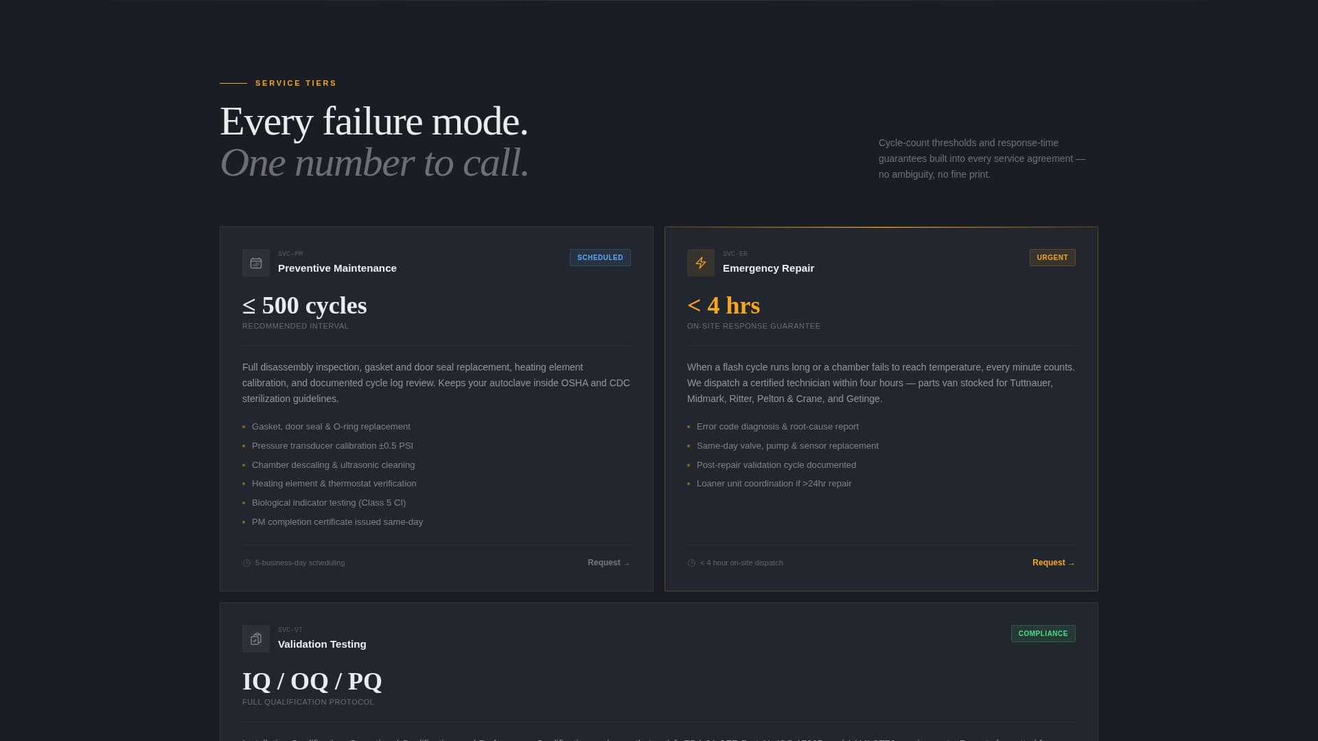 Sterilize - Precision Autoclave Landing Page Template