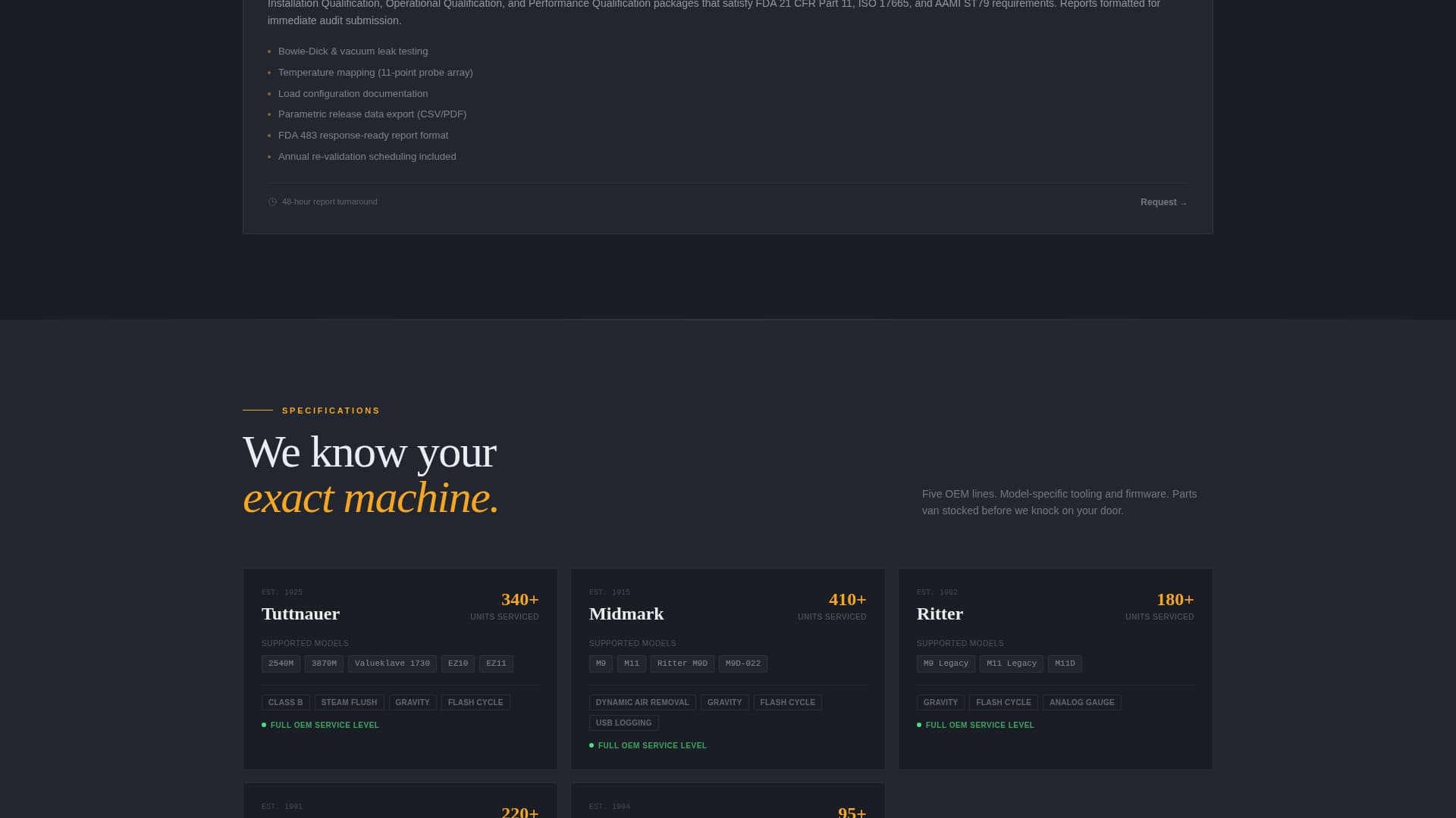 Sterilize - Precision Autoclave Landing Page Template