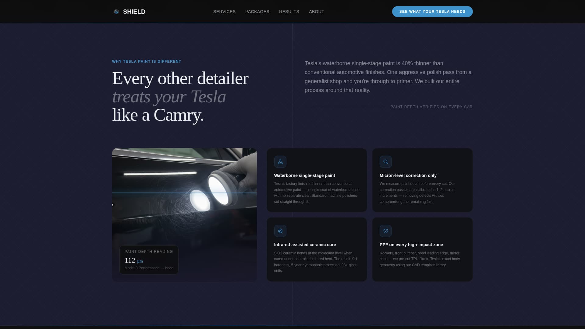 Car Dealership Specialist Pricing Website Template