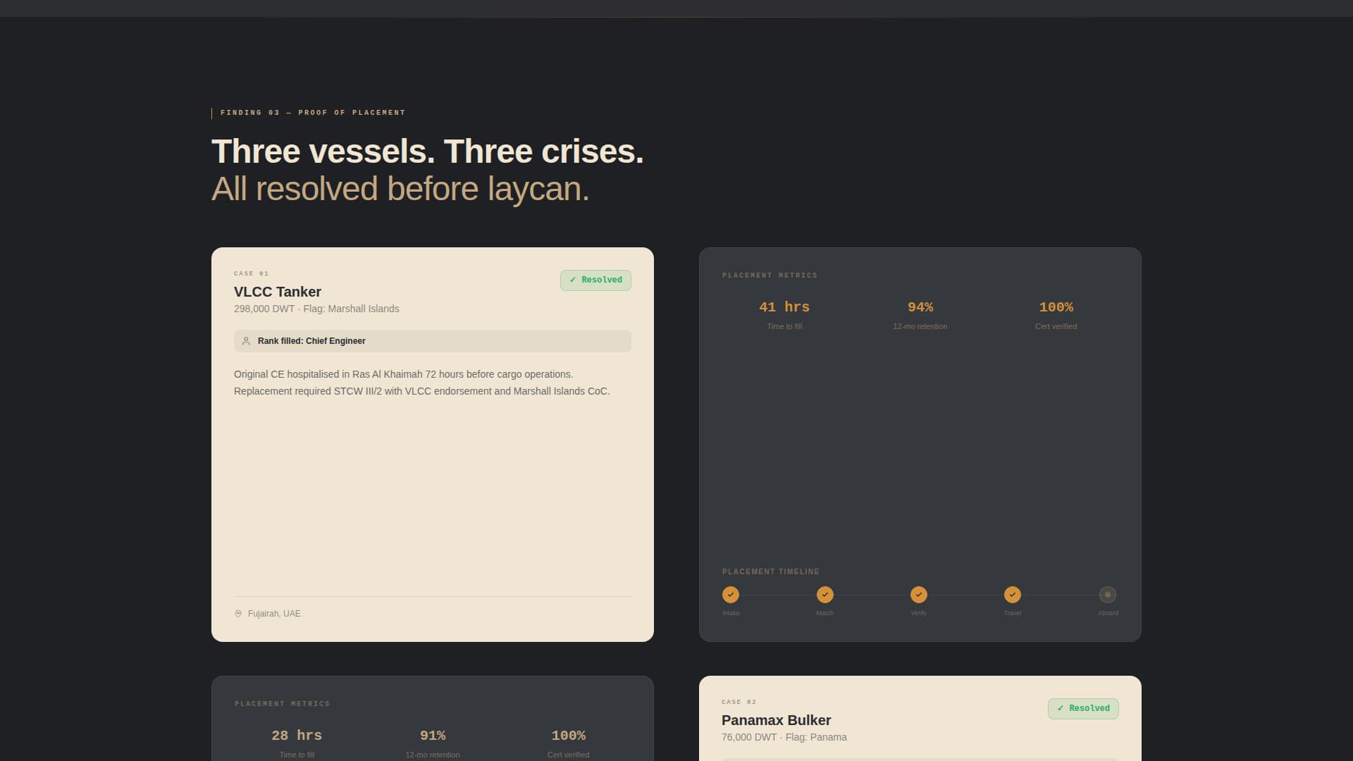 Berth - Precision Maritime Landing Page Template