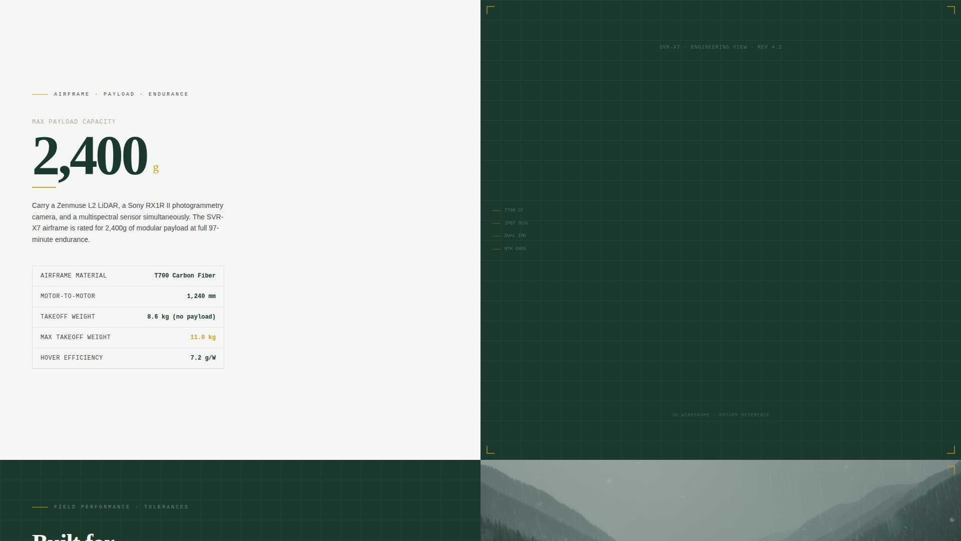 Surveyor - Precision Industrial Landing Page Template