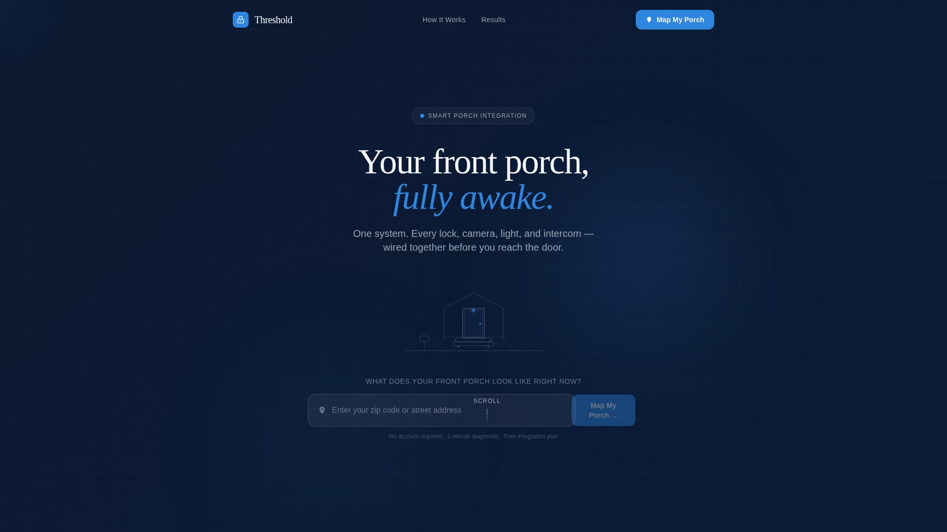 Threshold - Intelligent Porchintegration Landing Page Template