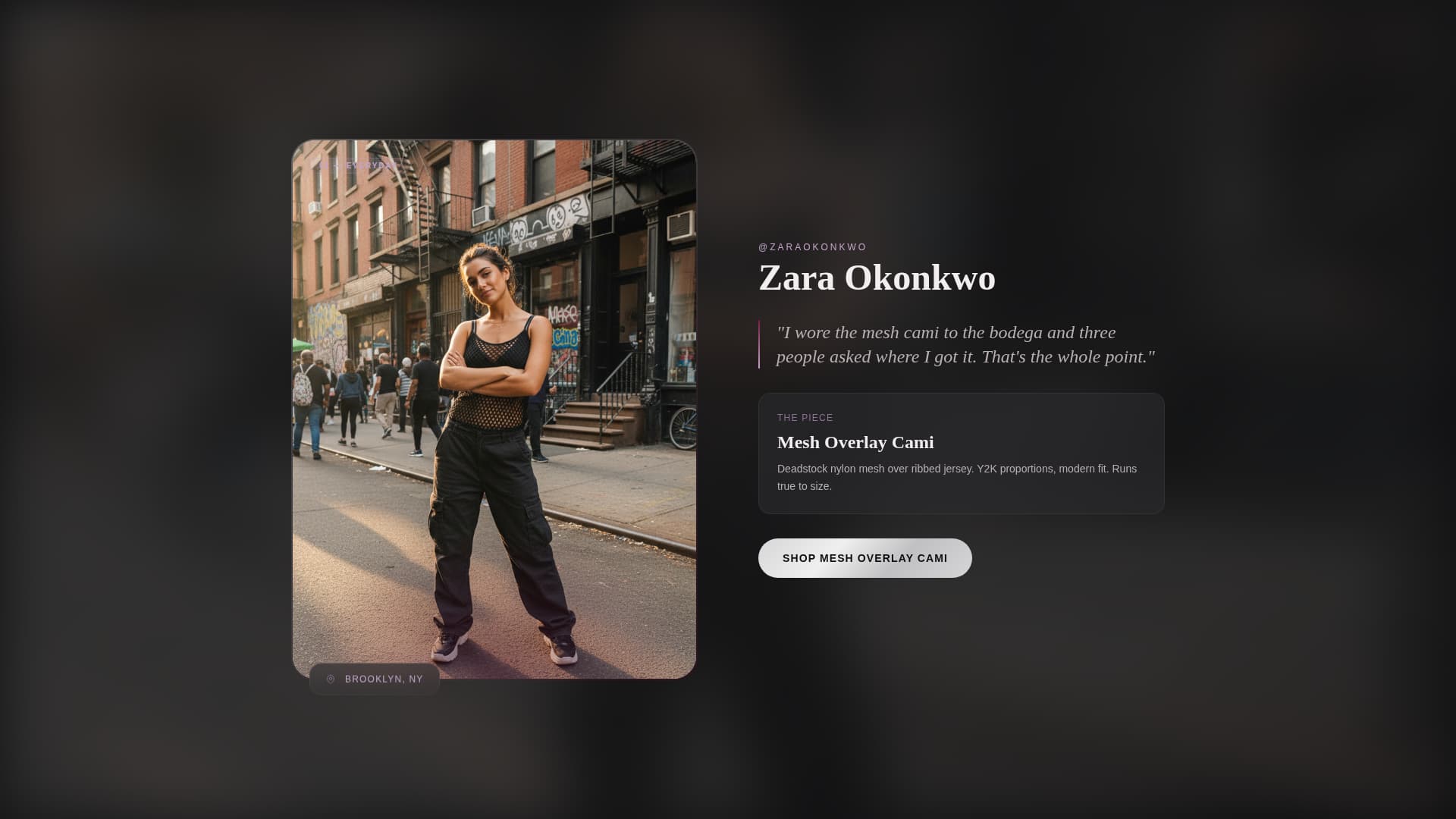 Drip - Immersive Y2k Landing Page Template