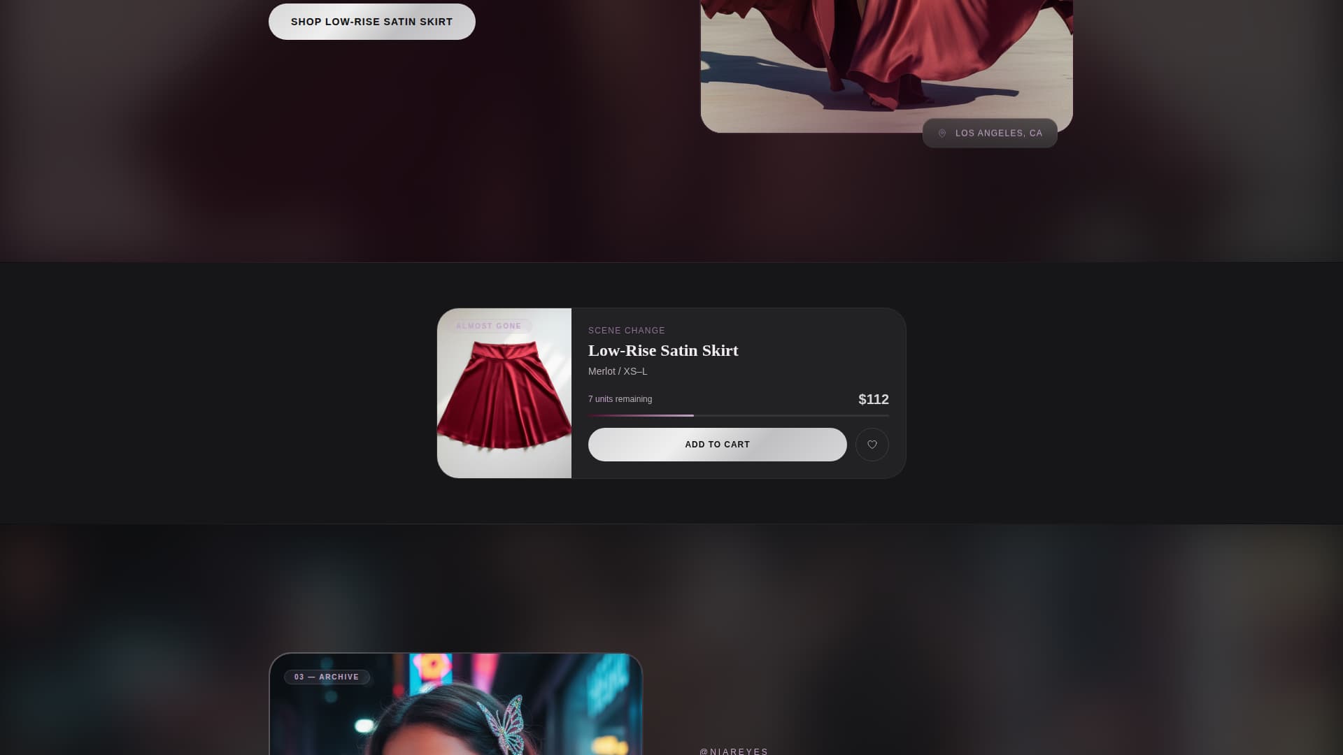 Drip - Immersive Y2k Landing Page Template