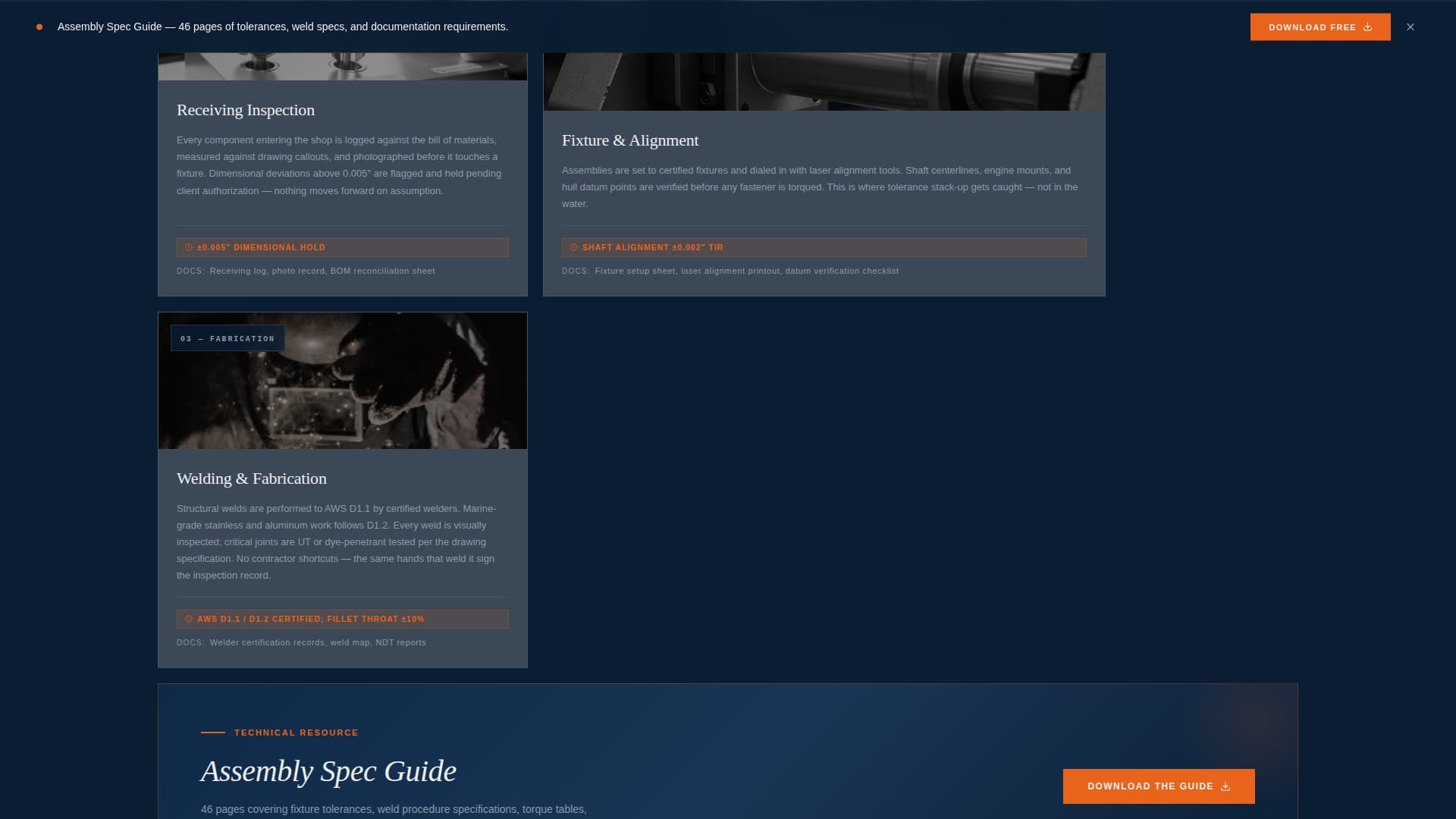 Berth - Industrial Marine Landing Page Template