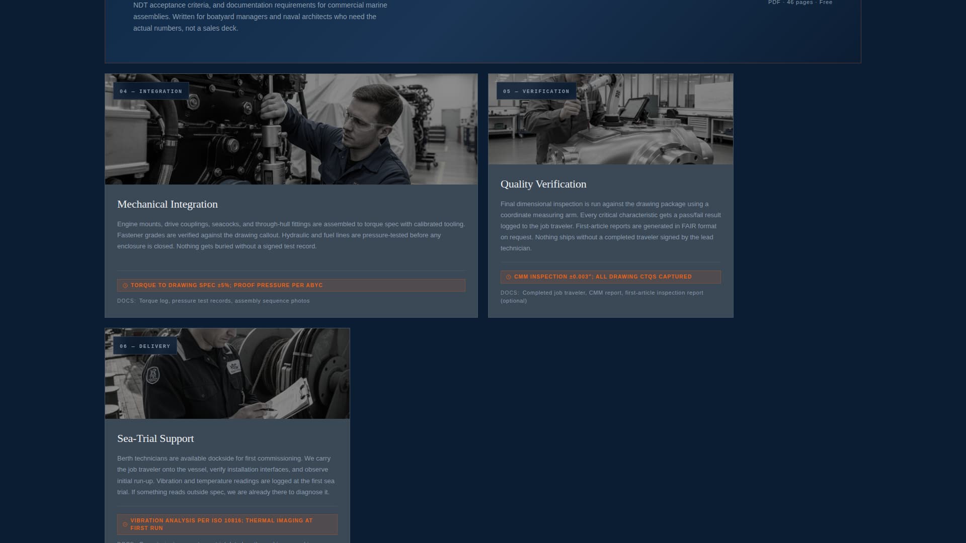 Berth - Industrial Marine Landing Page Template