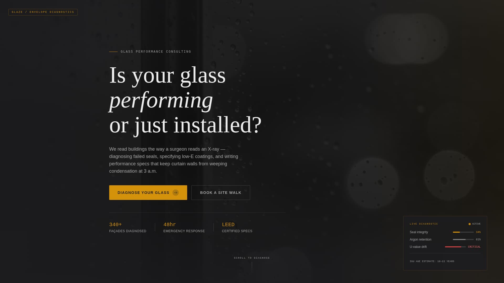 Glaze — Mastercraft Window Installation Landing Page Template