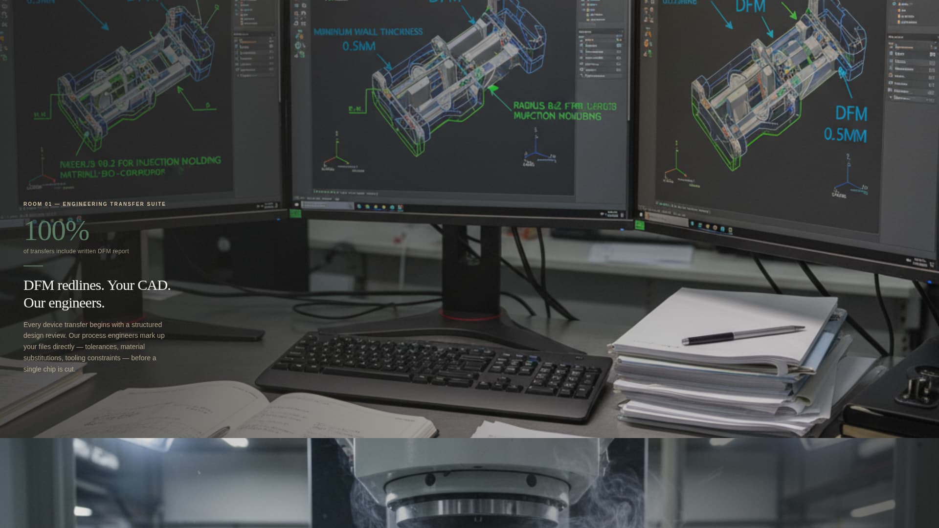 Fabricate - Precision Medicaldevice Landing Page Template