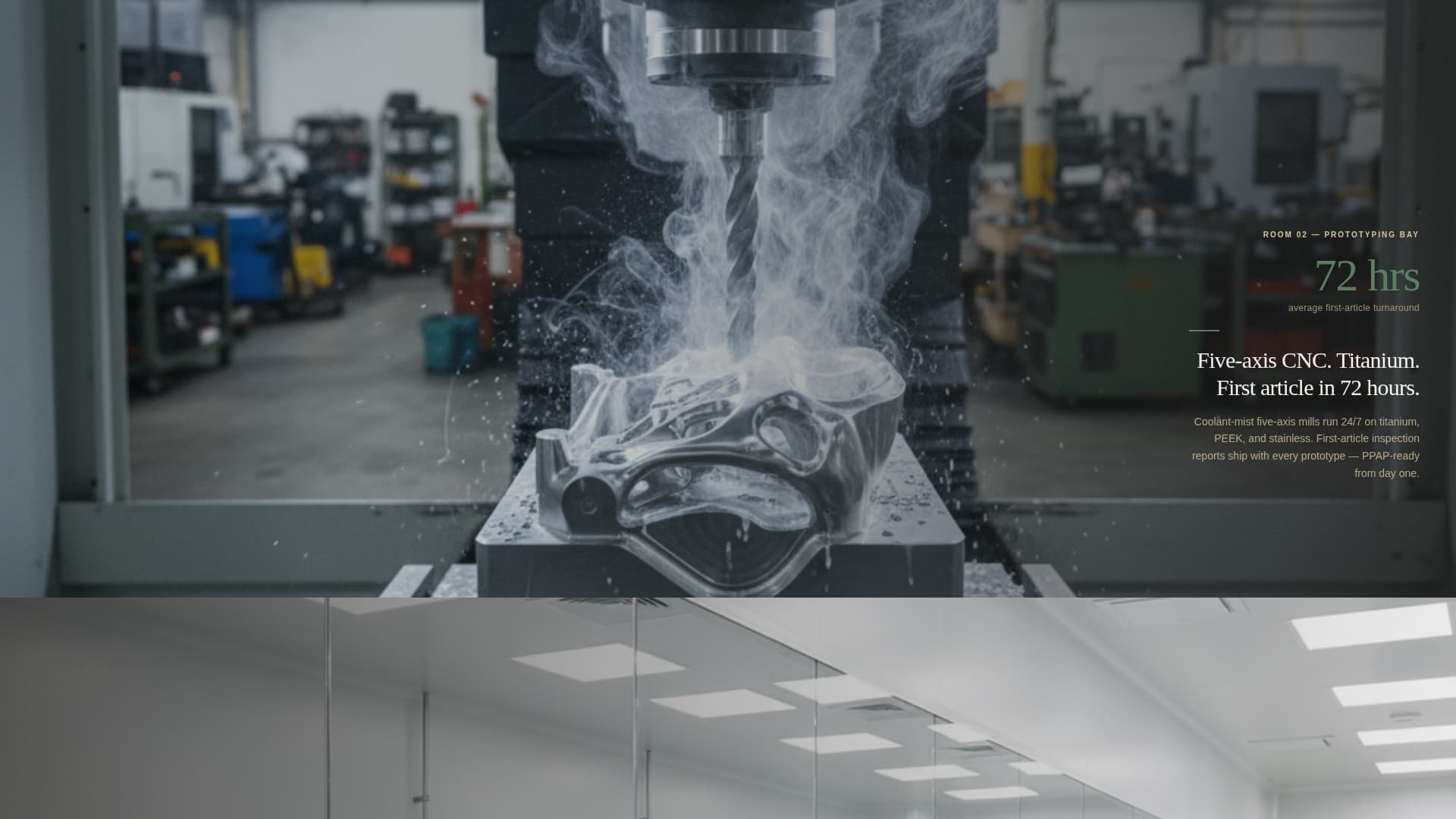 Fabricate - Precision Medicaldevice Landing Page Template