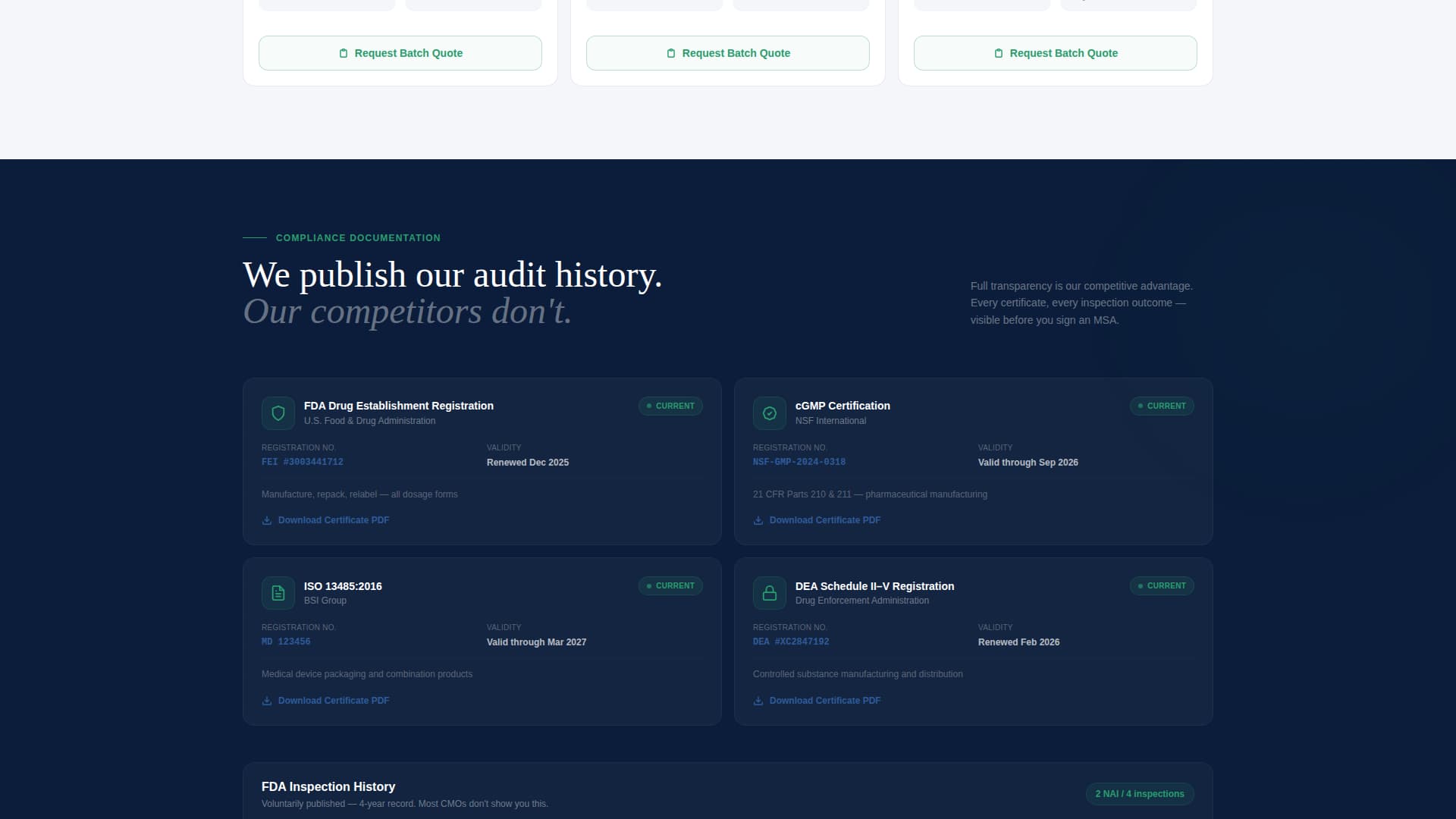Compound - Precision Pharmaceutical Landing Page Template