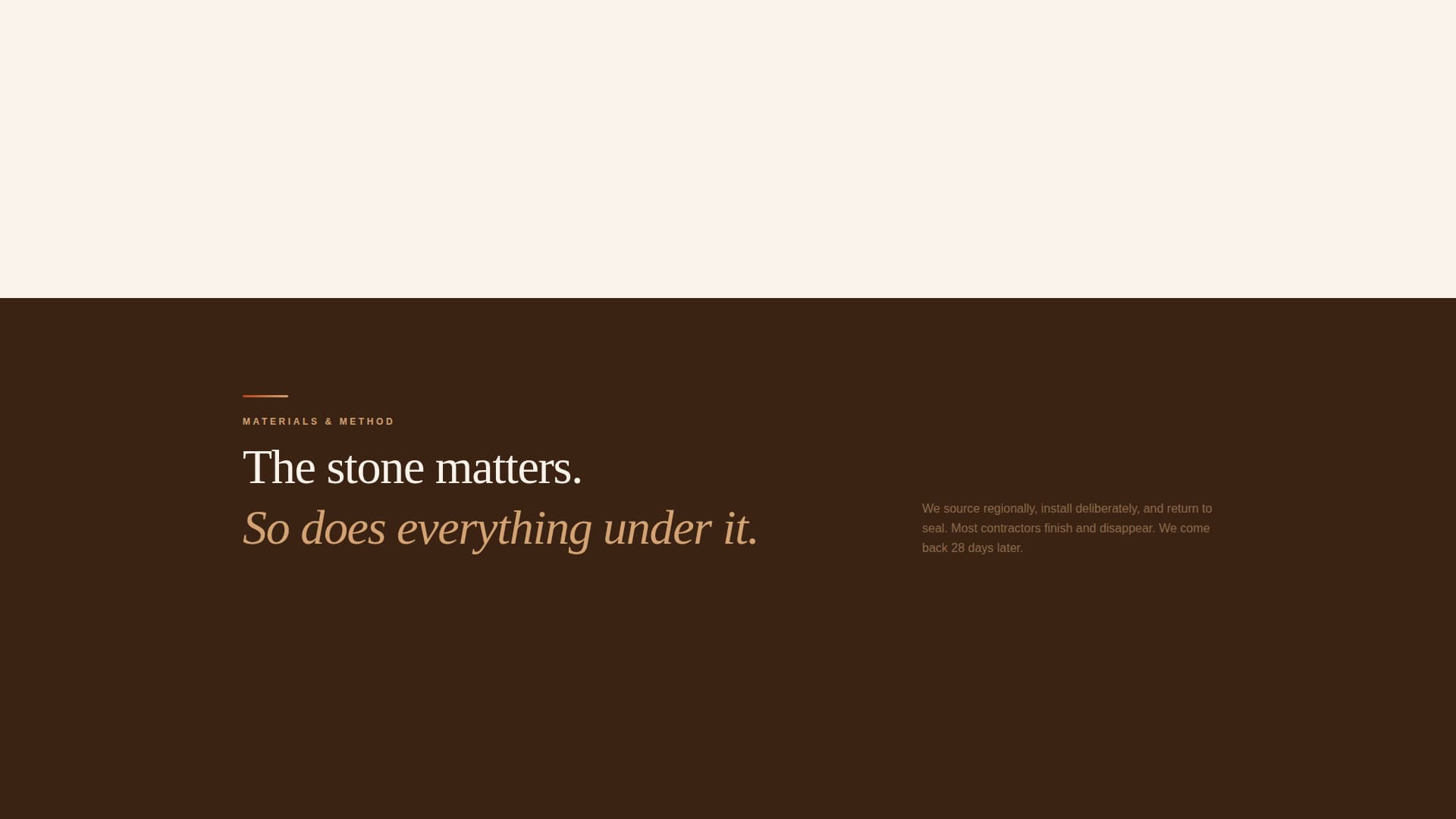 Flagstone - Timeless Hardscaping Landing Page Template