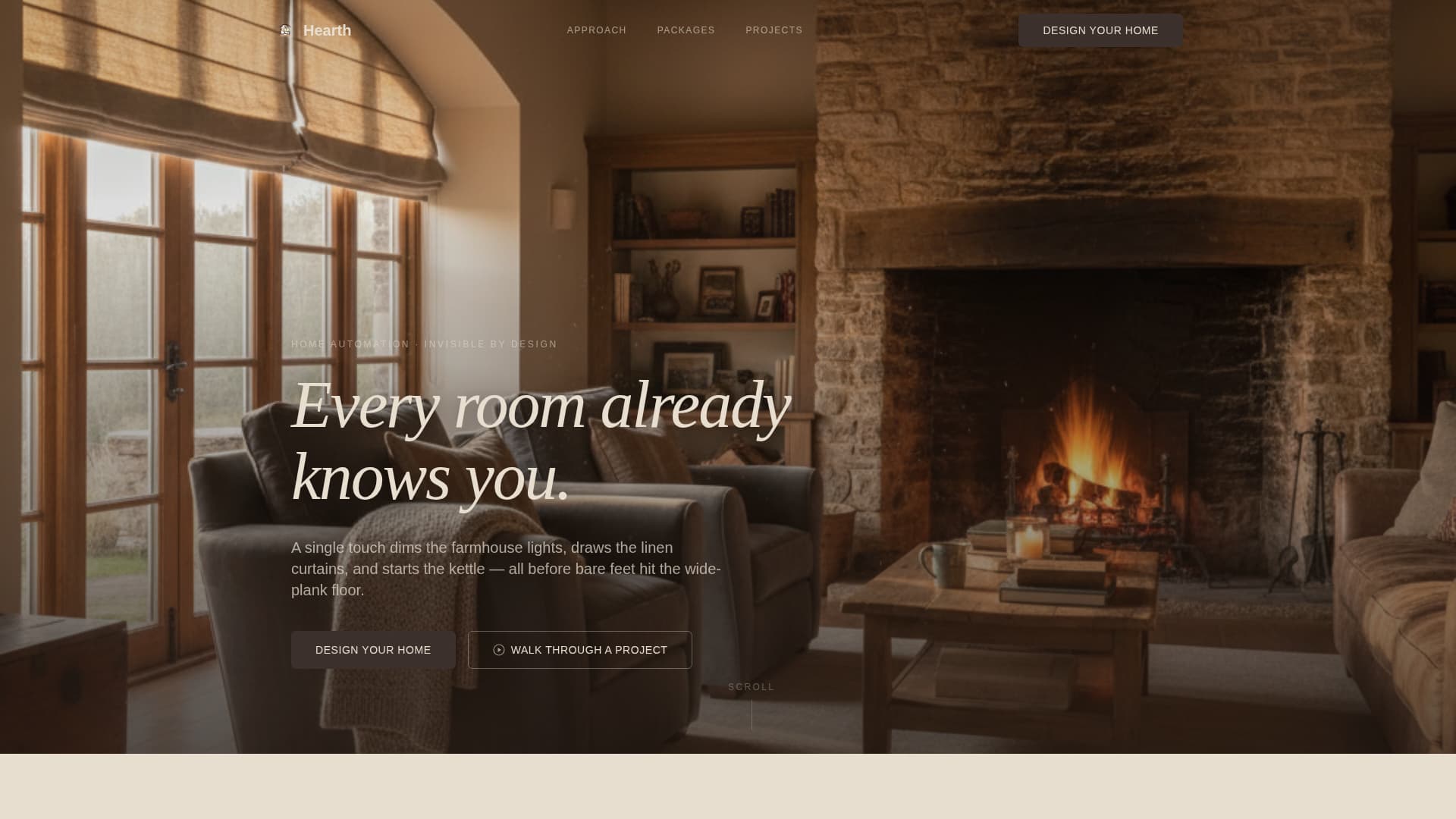 Hearth - Invisible Homeautomation Landing Page Template
