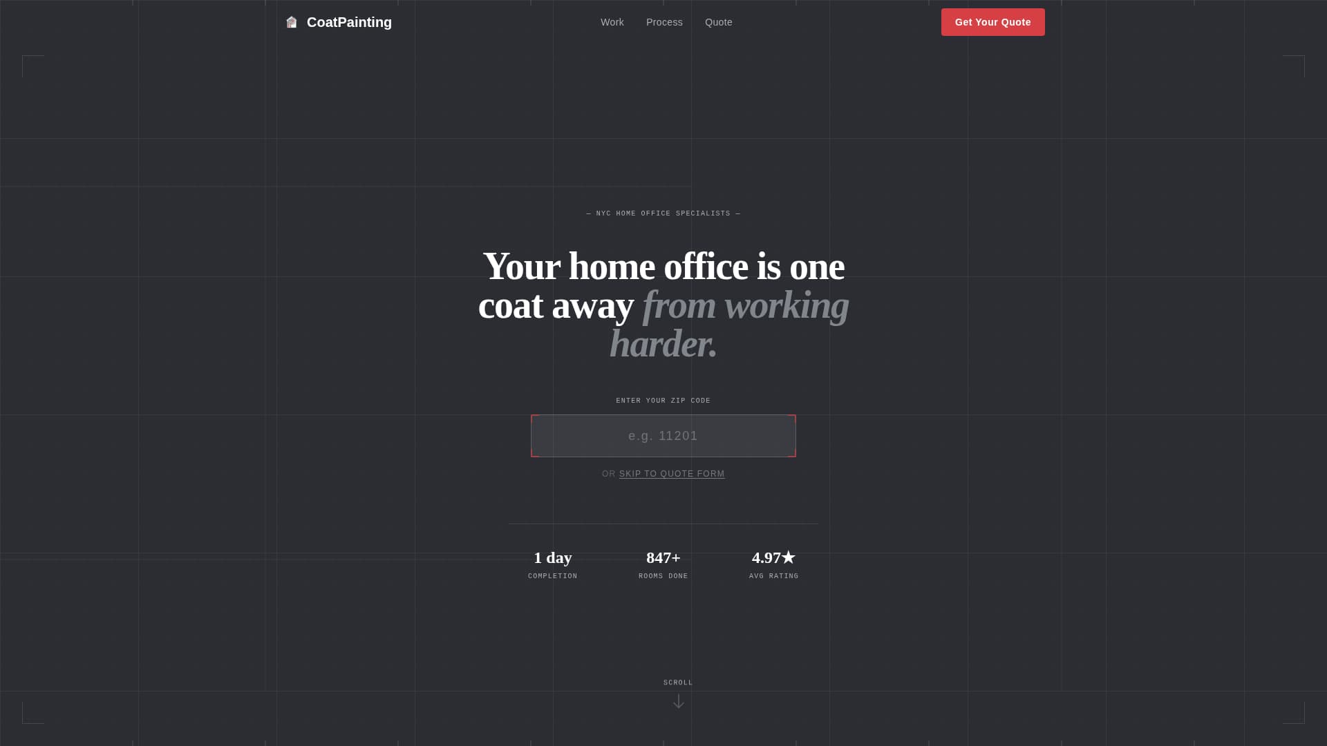 Coat - Precision Homeoffice Landing Page Template