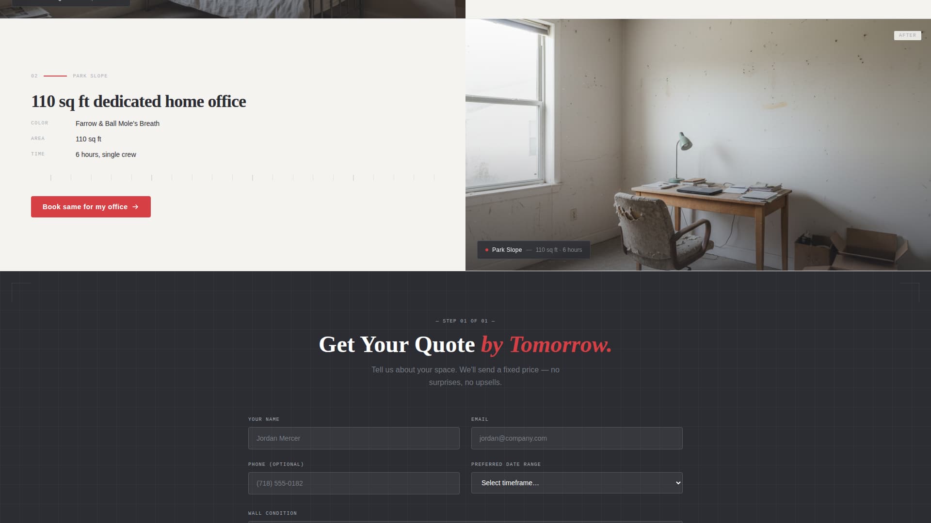 Coat - Precision Homeoffice Landing Page Template