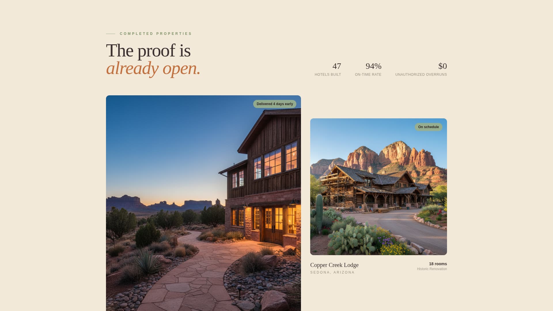 Mesa - Ironclad Hotelconstruction Landing Page Template